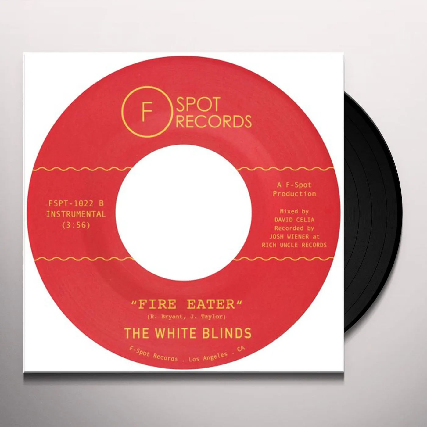 The White Blinds SHIMMY SHAM B/W FIRE EATER Vinyl Record