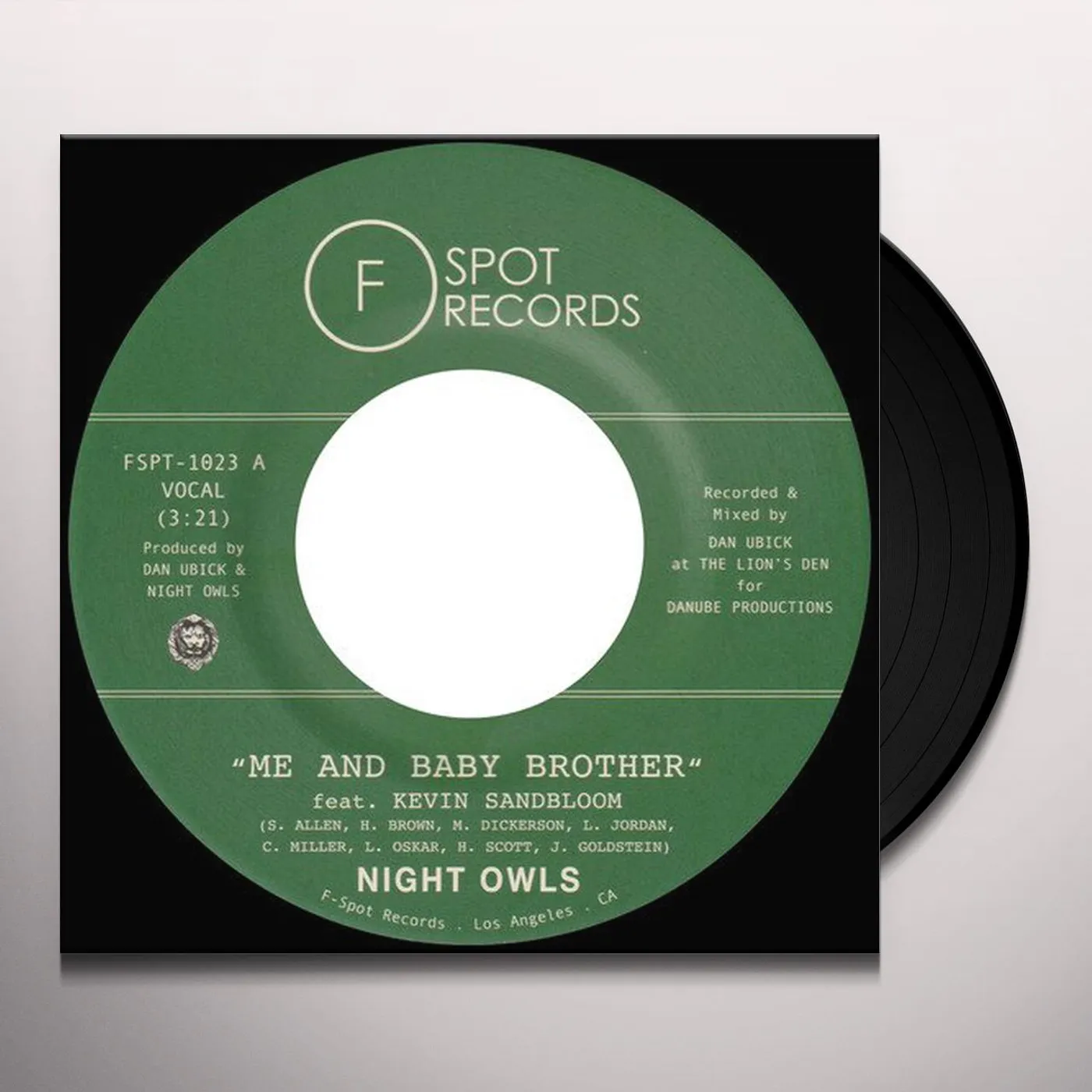 Night Owls ME & BABY BROTHER (FEAT. KEVIN SANDBLOOM) / SC Vinyl Record