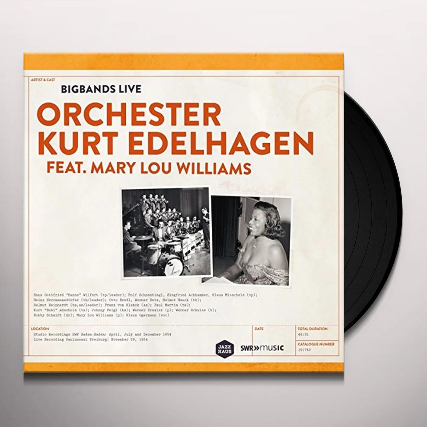 COOTS / HAWKINS / JOHNSON / DASH / KOVAC BIG BANDS LIVE: ORCHESTER KURT EDELHAGEN Vinyl Record