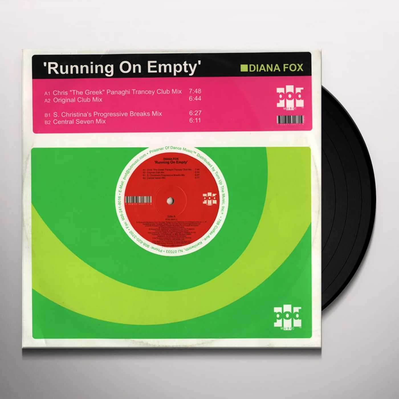 Diana Fox Running On Empty Vinyl Record