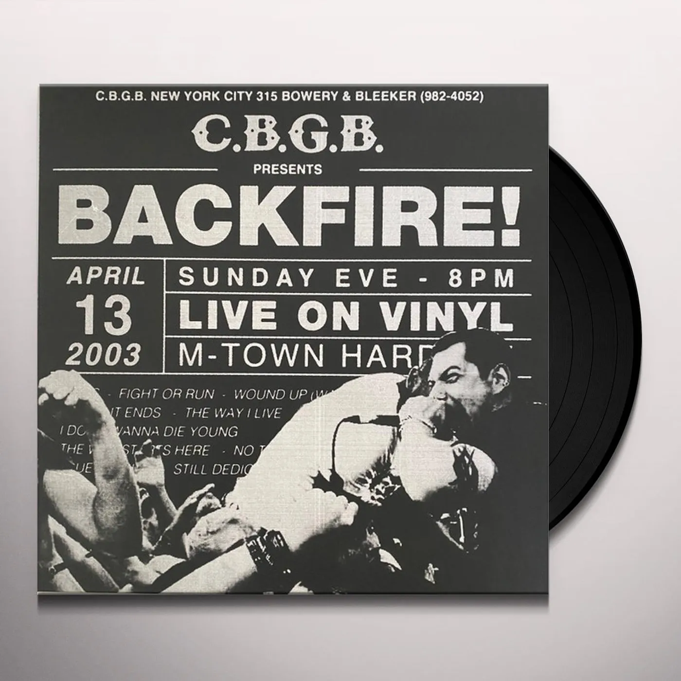 Backfire! LIVE AT CBGB (SPLATTER VINYL) Vinyl Record