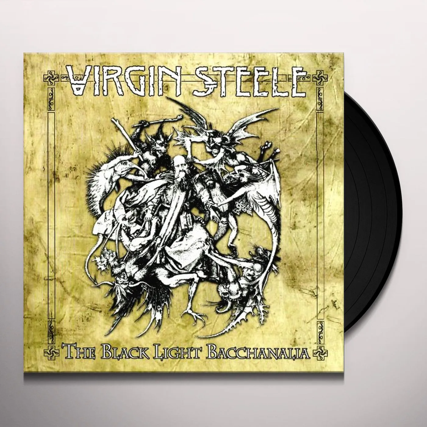 Virgin Steele BLACK LIGHT BACCHANALIA Vinyl Record
