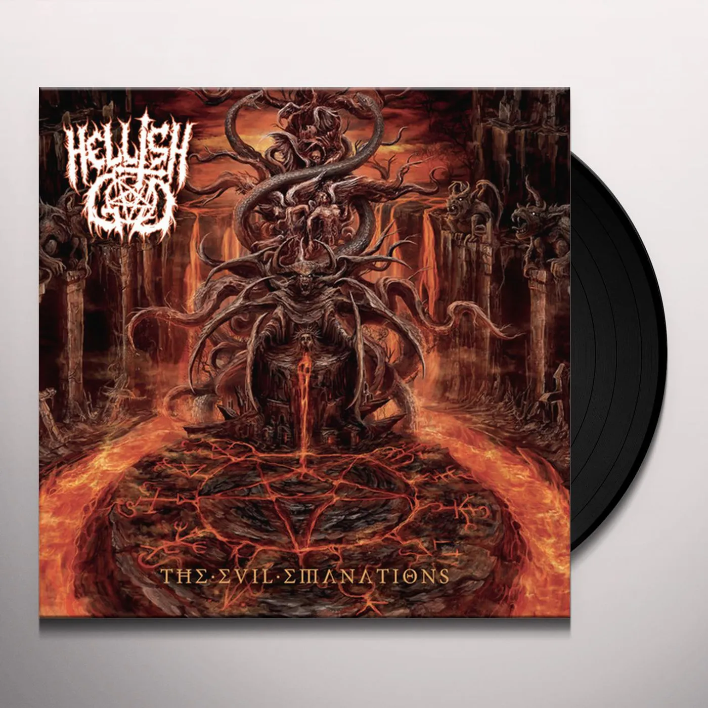 Hellish God EVIL EMANATIONS Vinyl Record