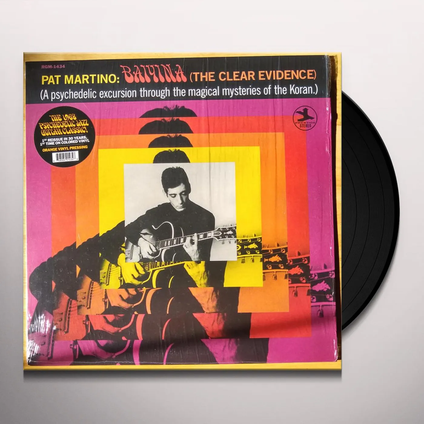 Pat Martino BAIYINA (THE CLEAR EVIDENCE) (ORANGE VINYL) Vinyl Record