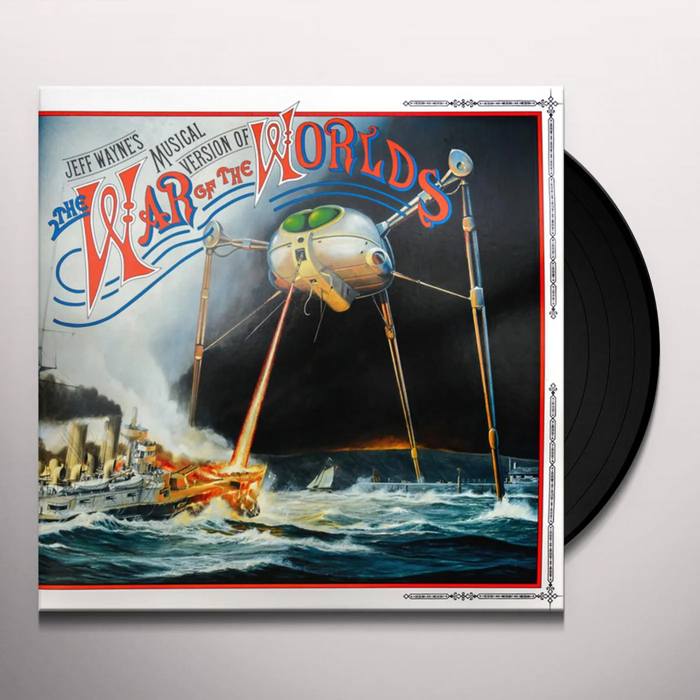 Jeff Wayne WAR OF THE WORLDS Vinyl Record