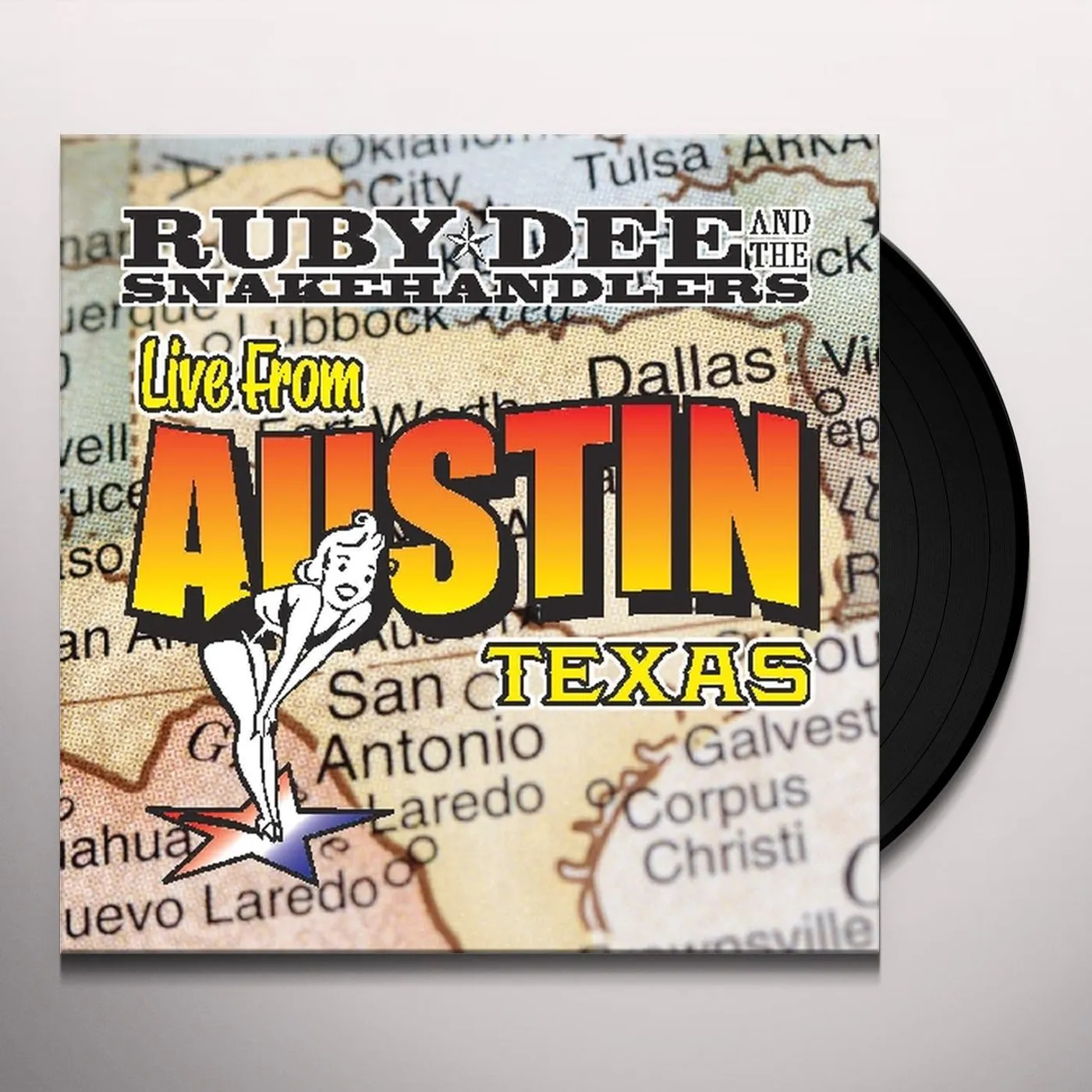 Ruby Dee & The Snakehandlers LIVE FROM AUSTIN TEXAS Vinyl Record