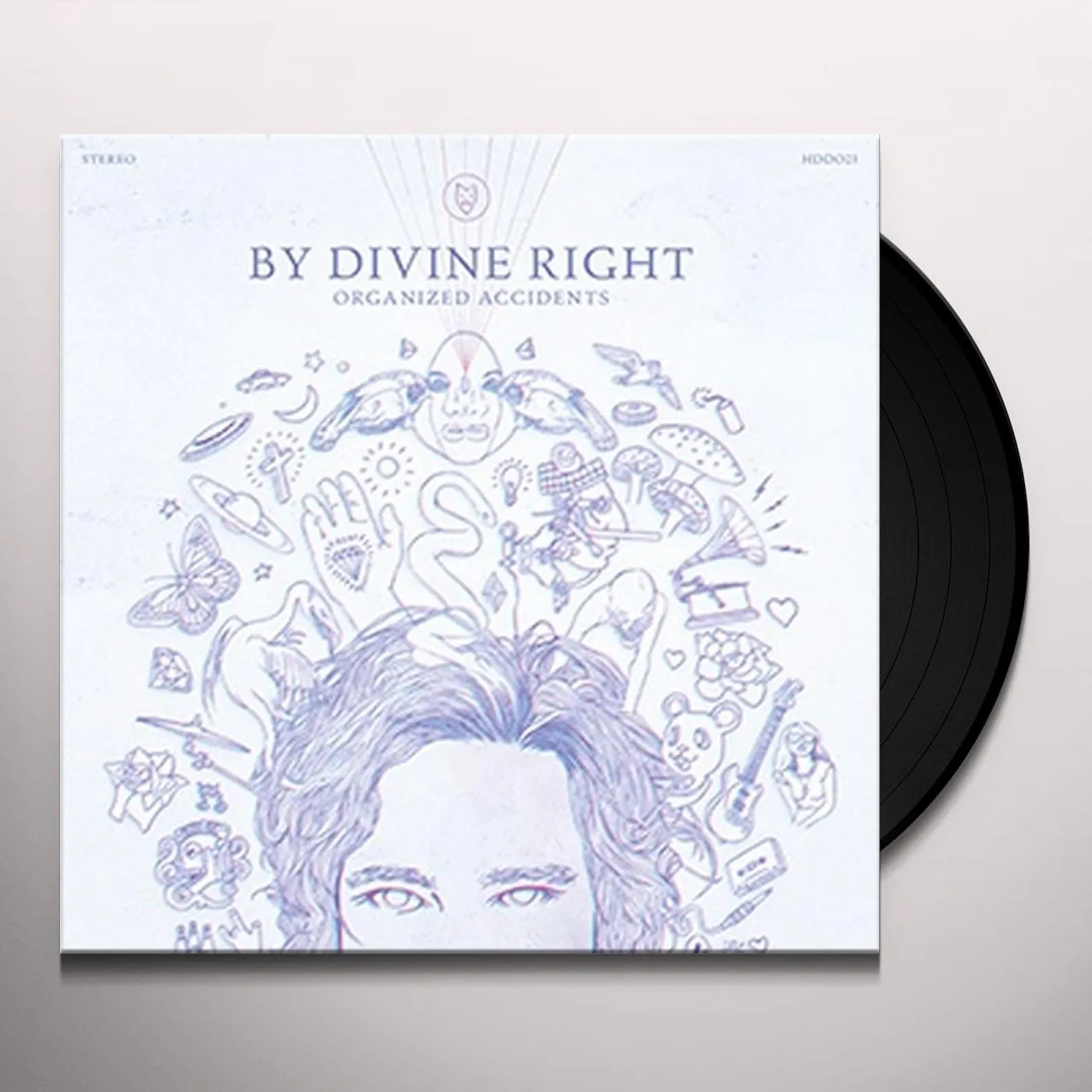 By Divine Right ORGANIZED ACCIDENTS Vinyl Record - Canada Release