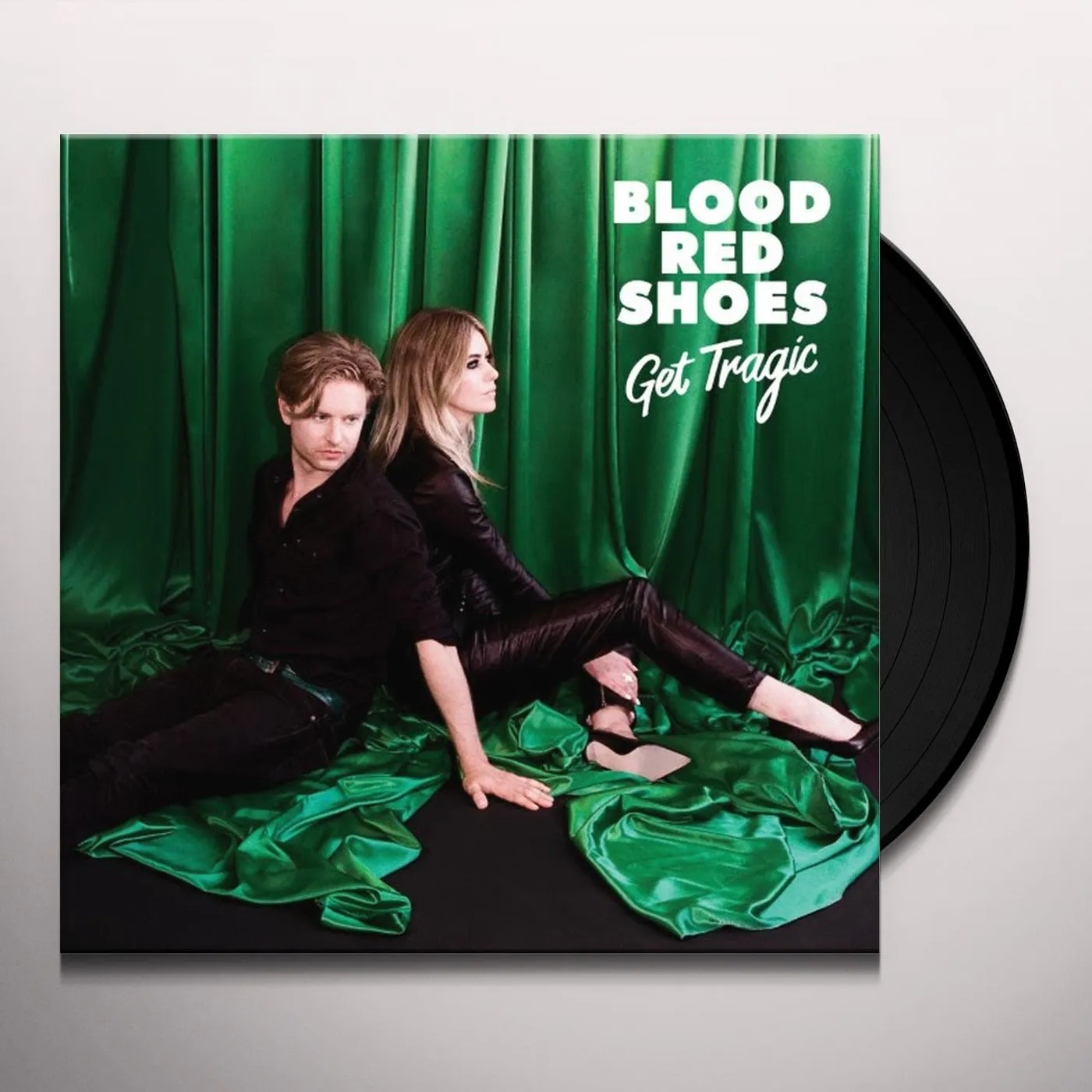 Blood Red Shoes GET TRAGIC (GREEN & BLACK VINYL/LP/7 INCH) Vinyl Record