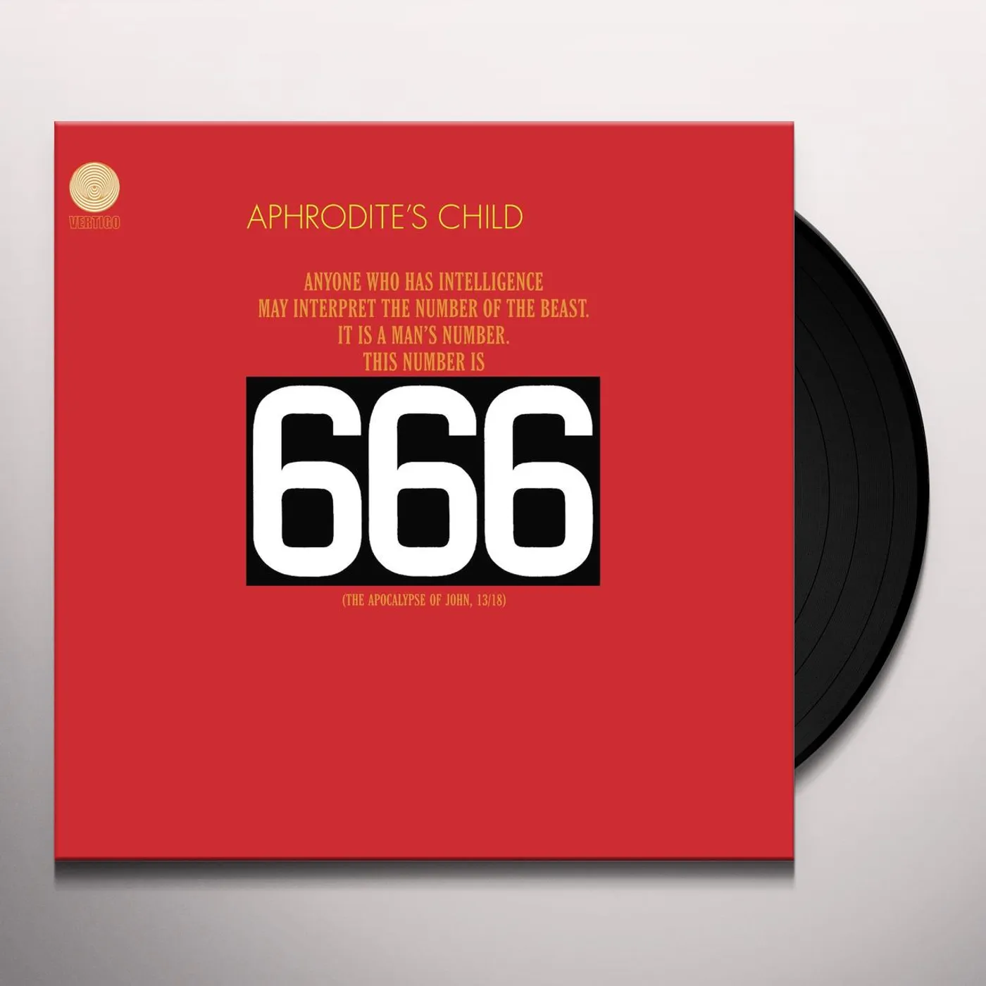 Aphrodite's Child 666 Vinyl Record - UK Release