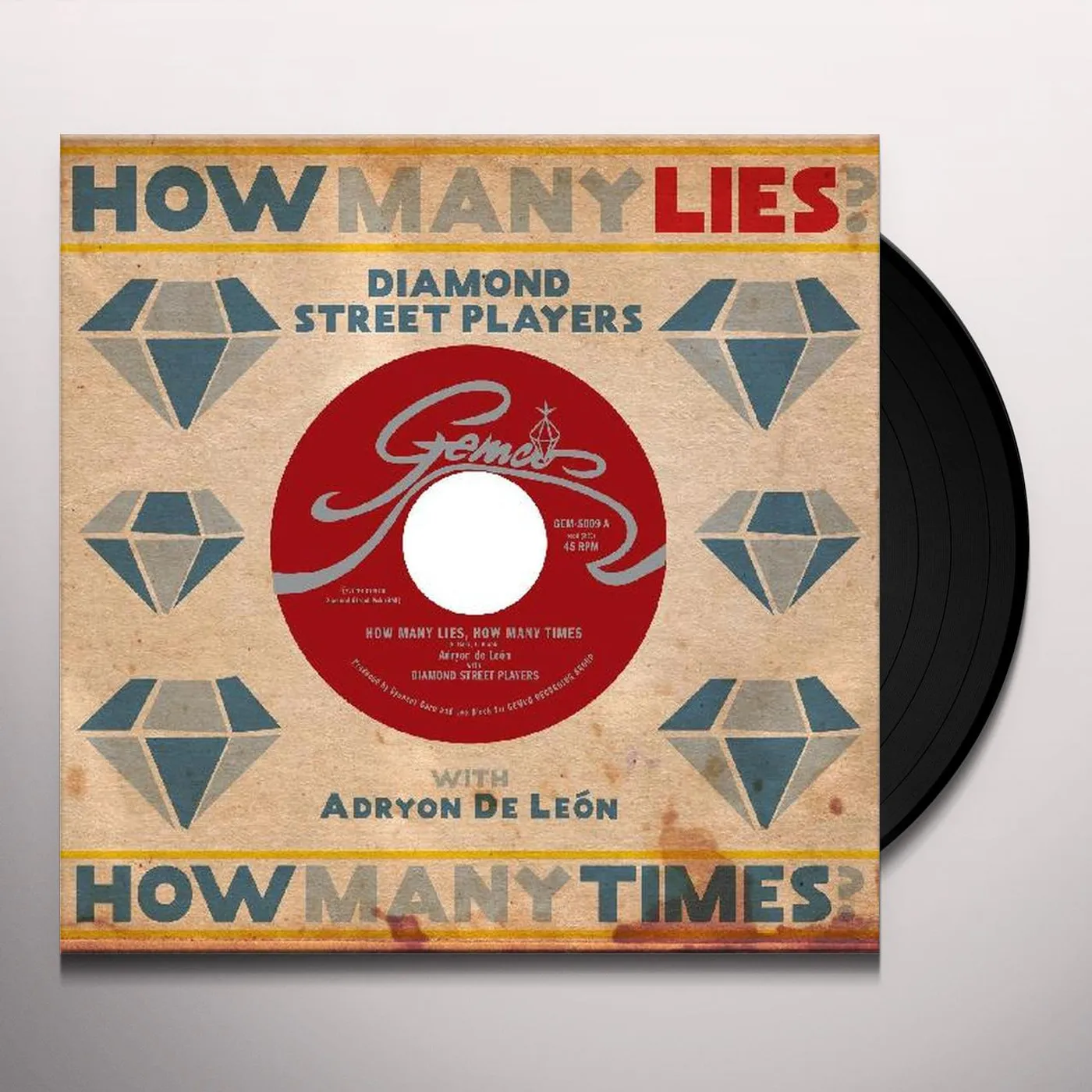 Diamond Street Players HOW MANY LIES HOW MANY TIMES Vinyl Record