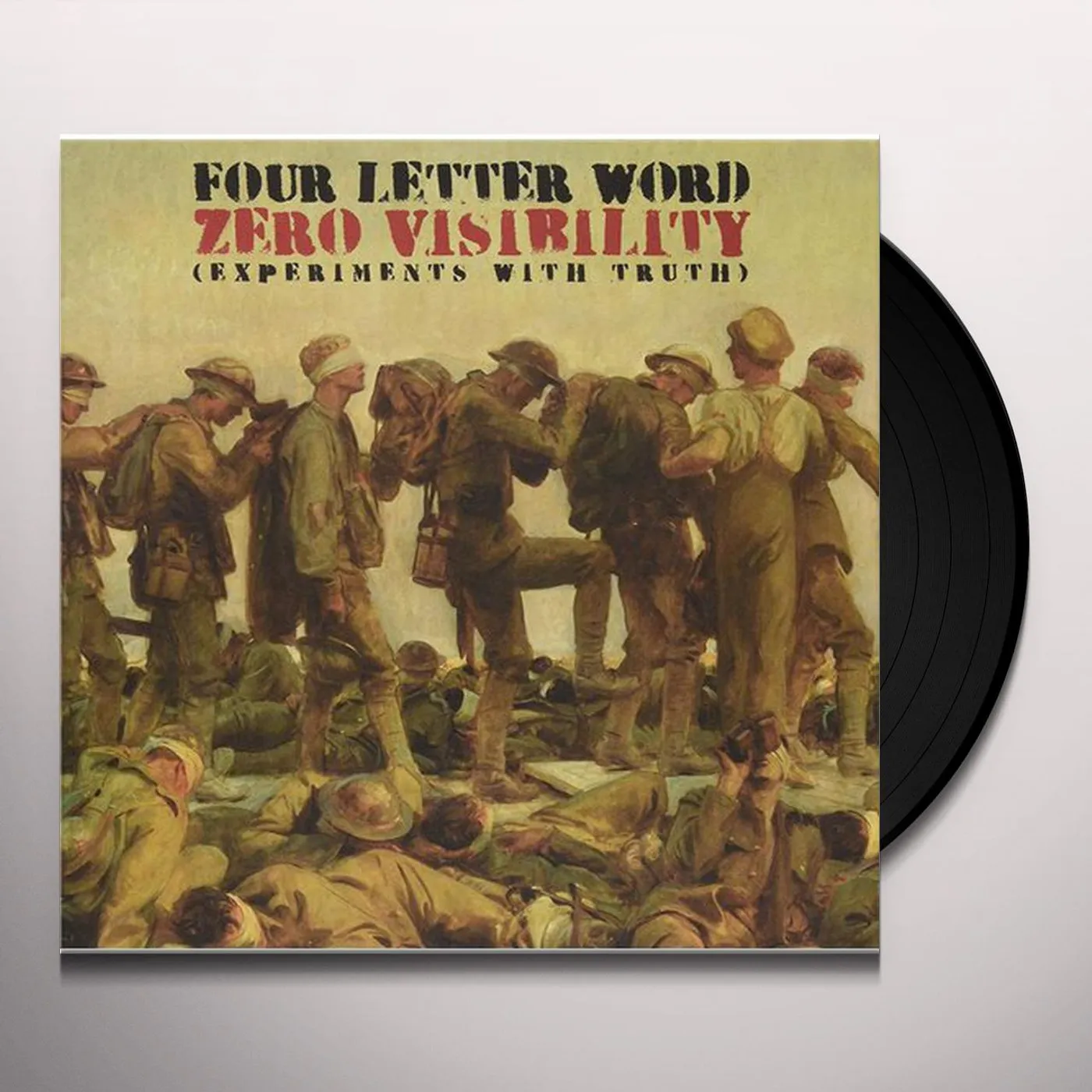 Four Letter Word ZERO VISIBILITY (EXPERIMENTS WITH TRUTH) Vinyl Record
