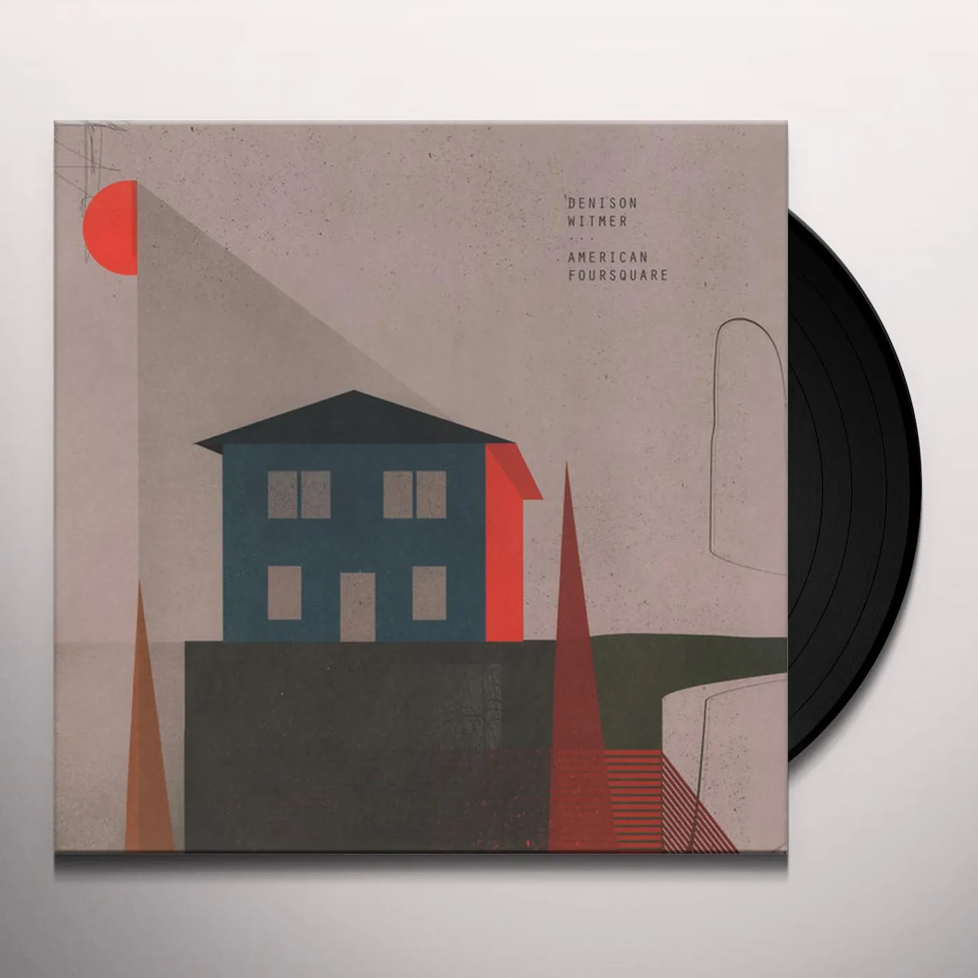 Denison Witmer AMERICAN FOURSQUARE (CLEAR BLUE VINYL) Vinyl Record