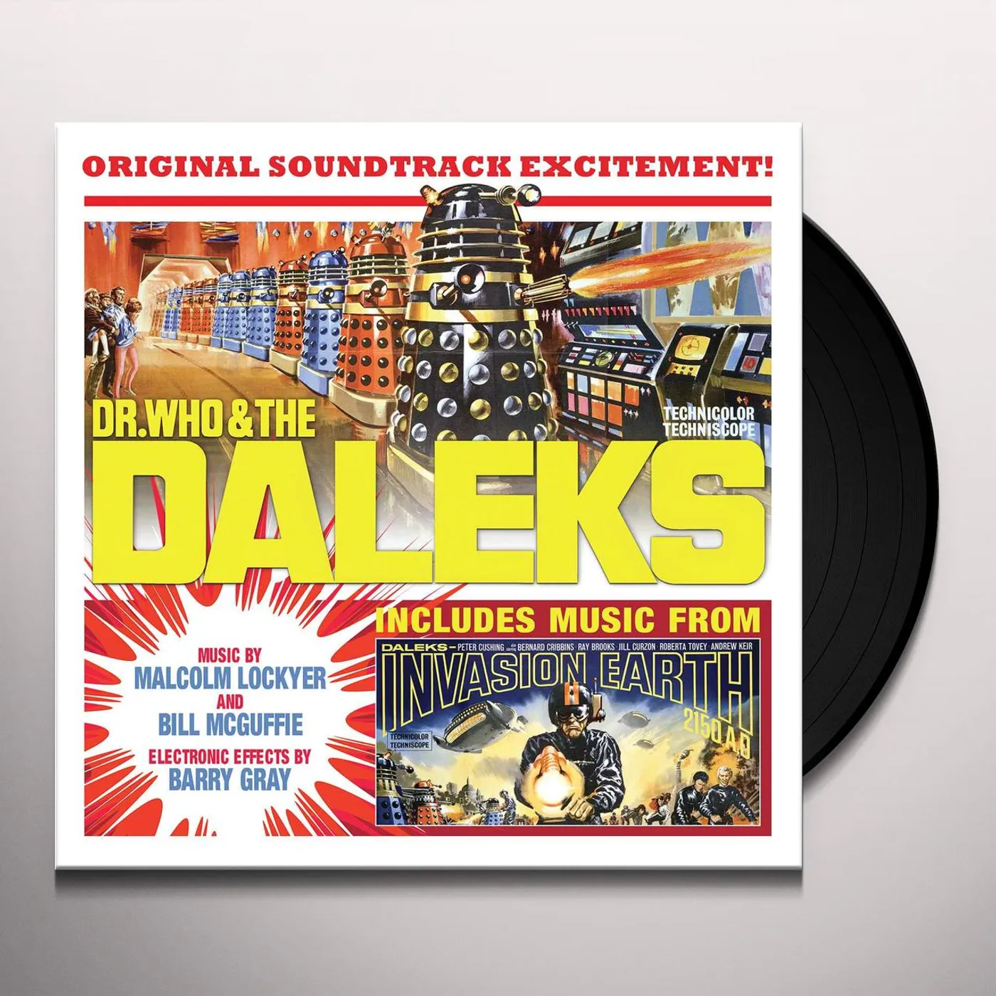 Malcom Lockyer / Bill Mcguffie DR. WHO & THE DALEKS & 1966 DALEKS: INVASION EARTH Vinyl Record