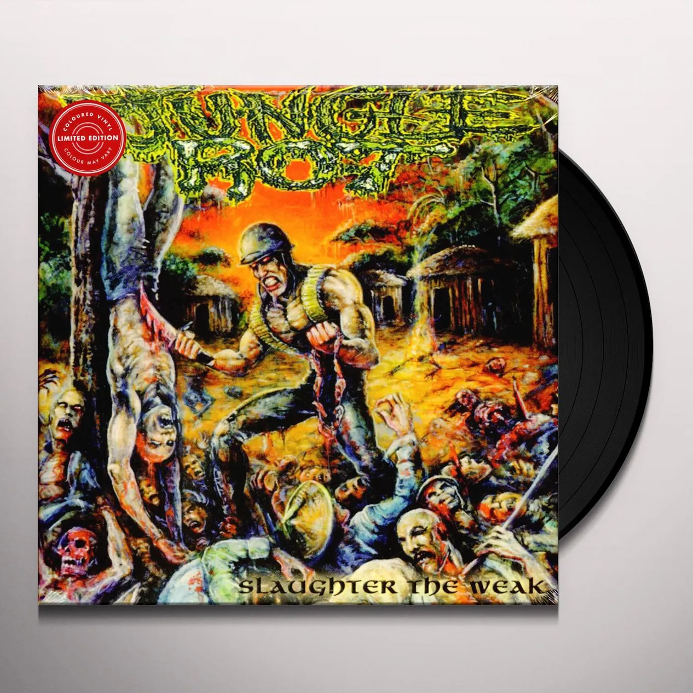 Jungle Rot SLAUGHTER THE WEAK Vinyl Record