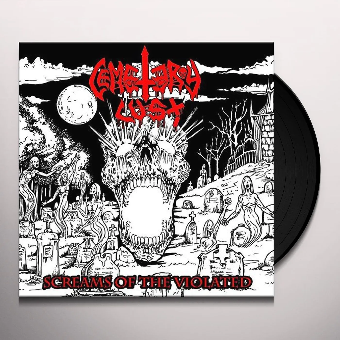 Cemetery Lust Screams of the Violated Vinyl Record