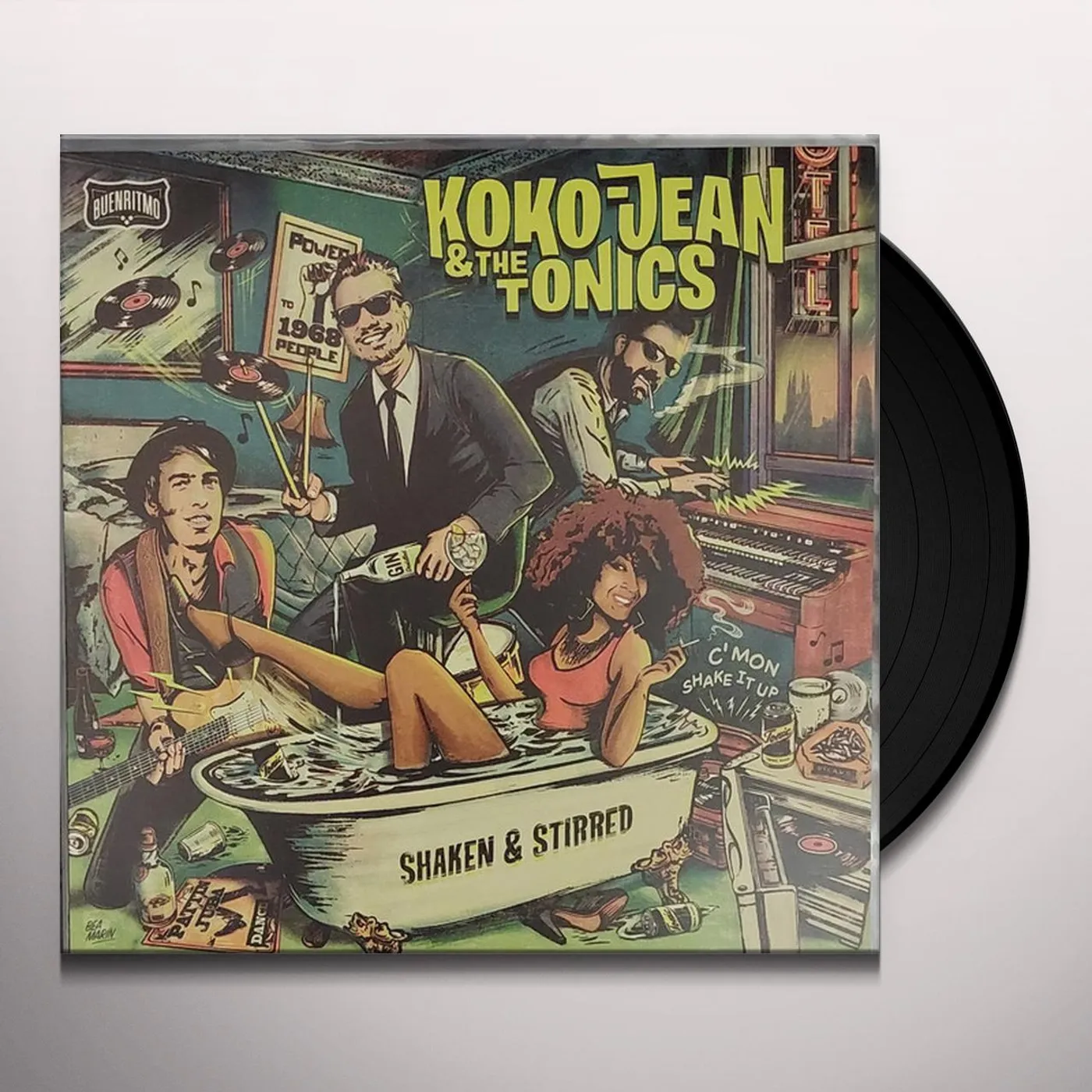 Koko-Jean & The Tonics Shaken & Stirred Vinyl Record