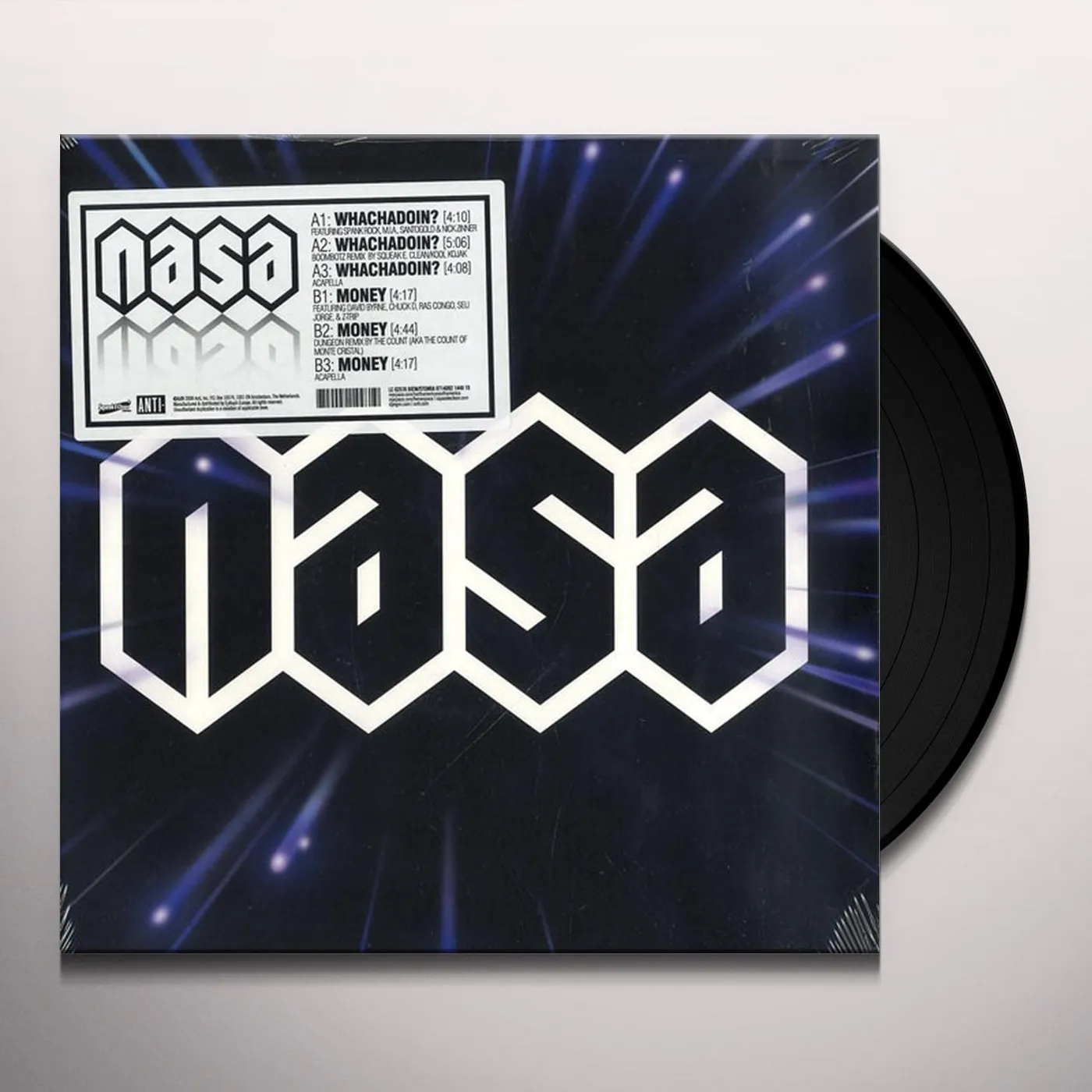 N.A.S.A. WHACHADOIN / MONEY Vinyl Record