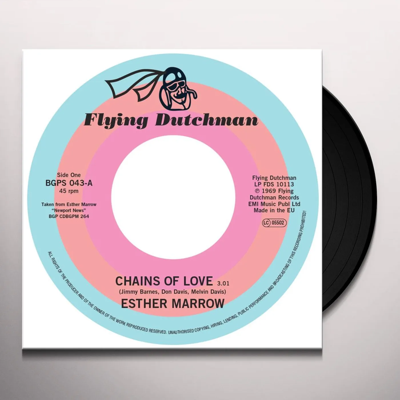 Esther Marrow Chains Of Love / Walk Tall Vinyl Record