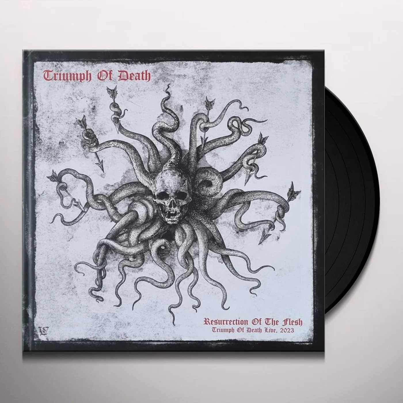Triumph of Death RESURRECTION OF THE FLESH (RED VINYL/2LP/7INCH) Vinyl Record