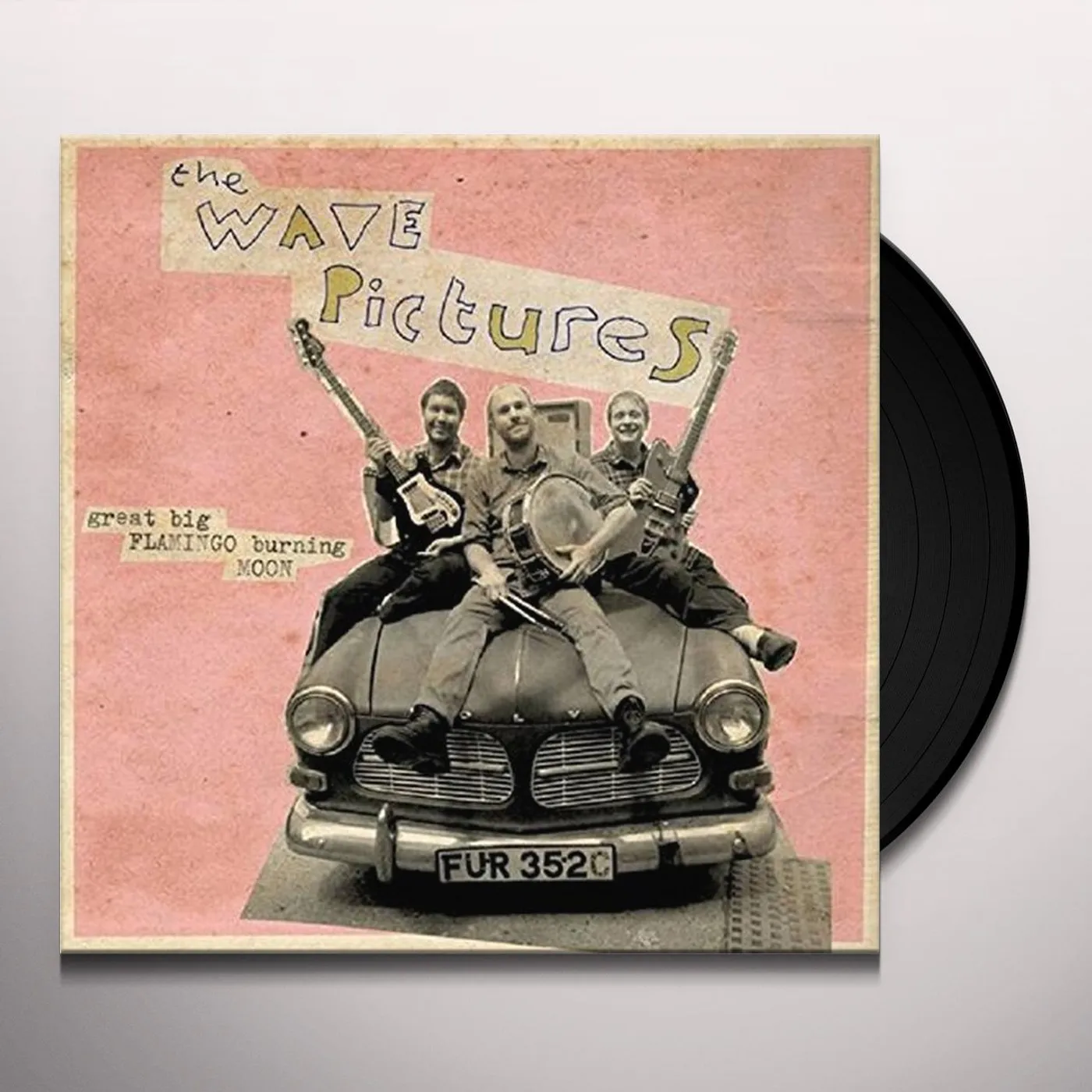 The Wave Pictures GREAT BIG FLAMINGO BURNING MOON Vinyl Record - UK Release