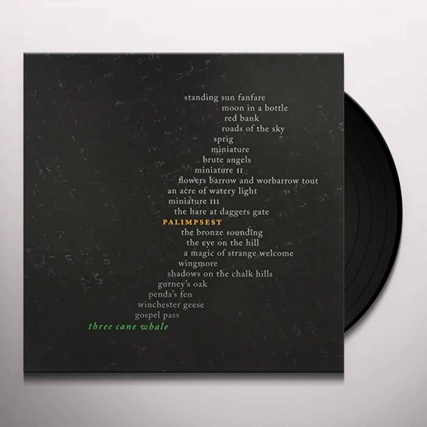 Three Cane Whale Palimpsest Vinyl Record