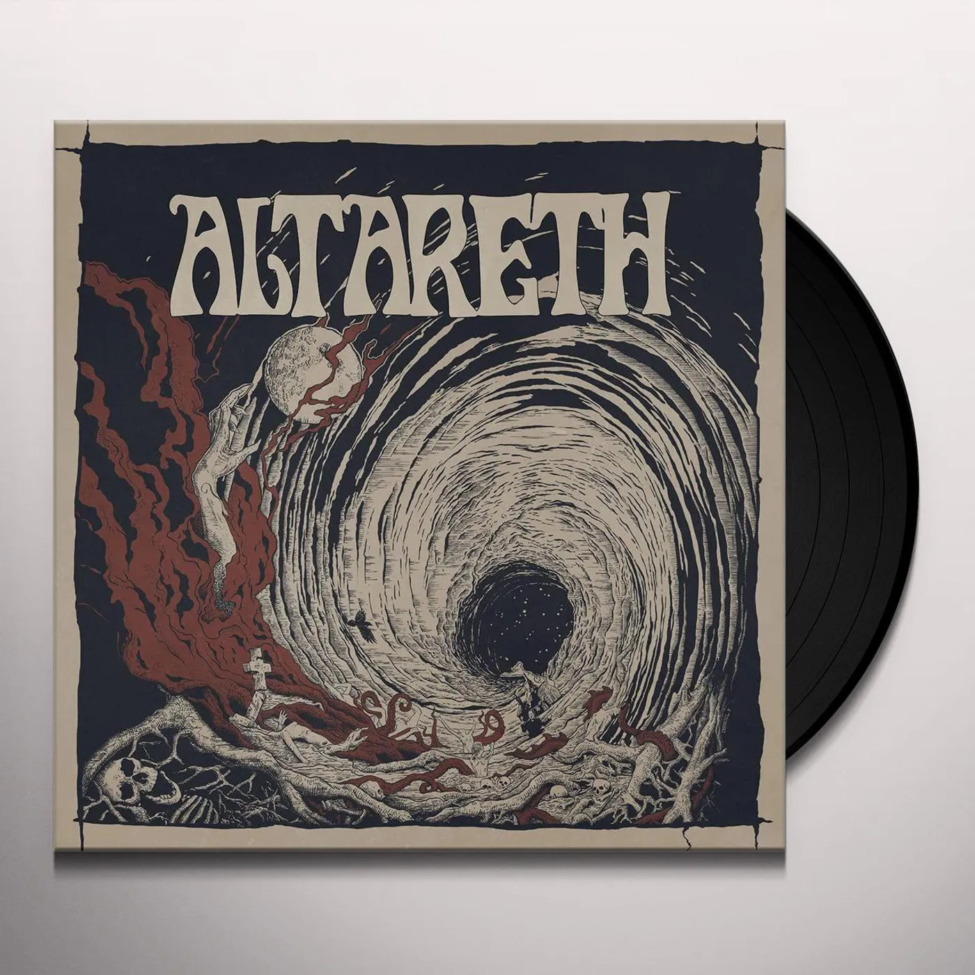 Altareth BLOOD (COOL BLUE MARBLE VINYL) Vinyl Record