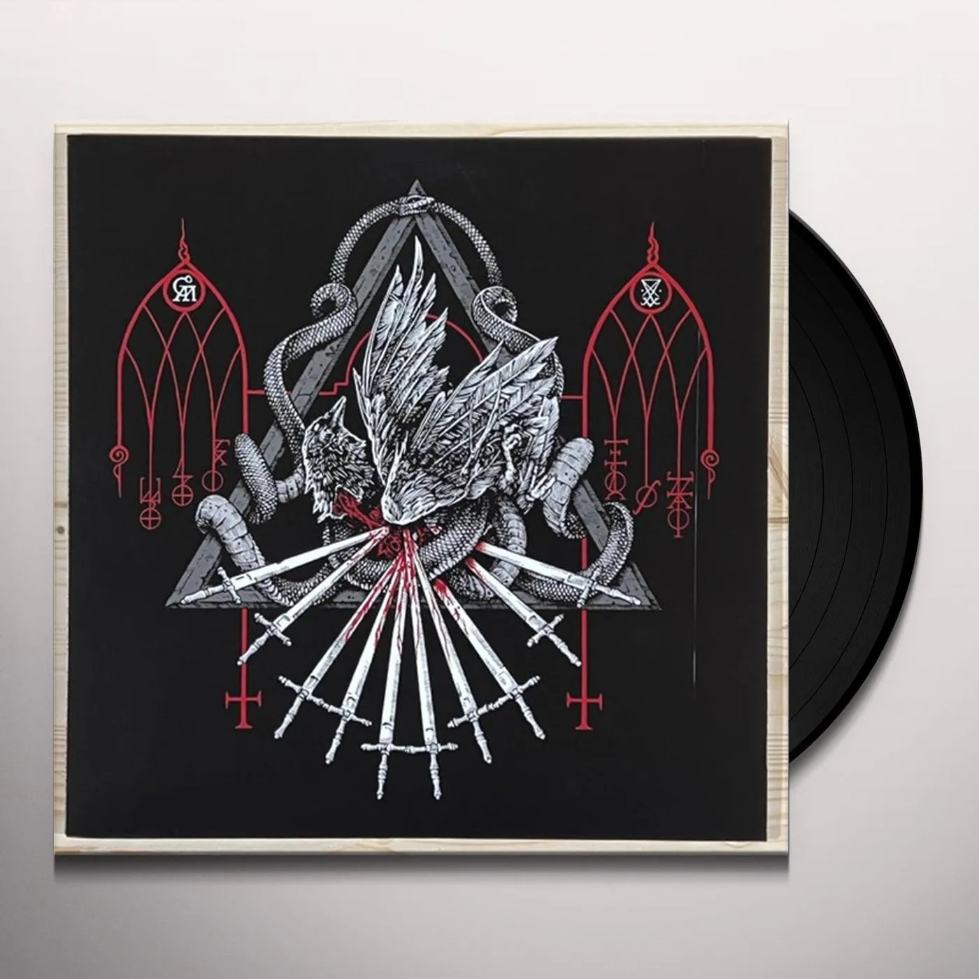 Goatwhore ANGELS HUNG FROM THE ARCHES OF HEAVEN (CLEAR & BLACK SMOKE VINYL) Vinyl Record
