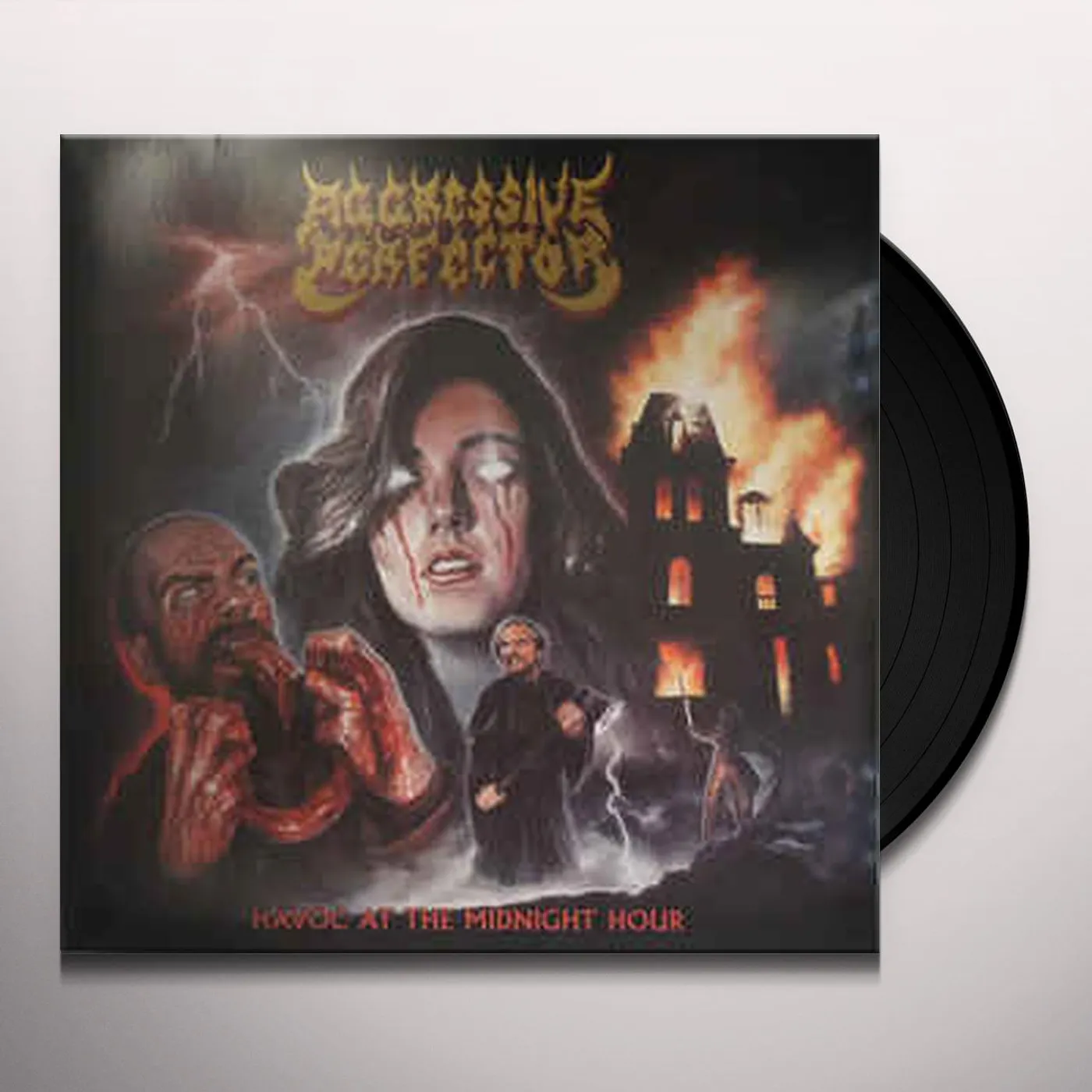 Aggressive Perfector Havoc at the Midnight Hour Vinyl Record