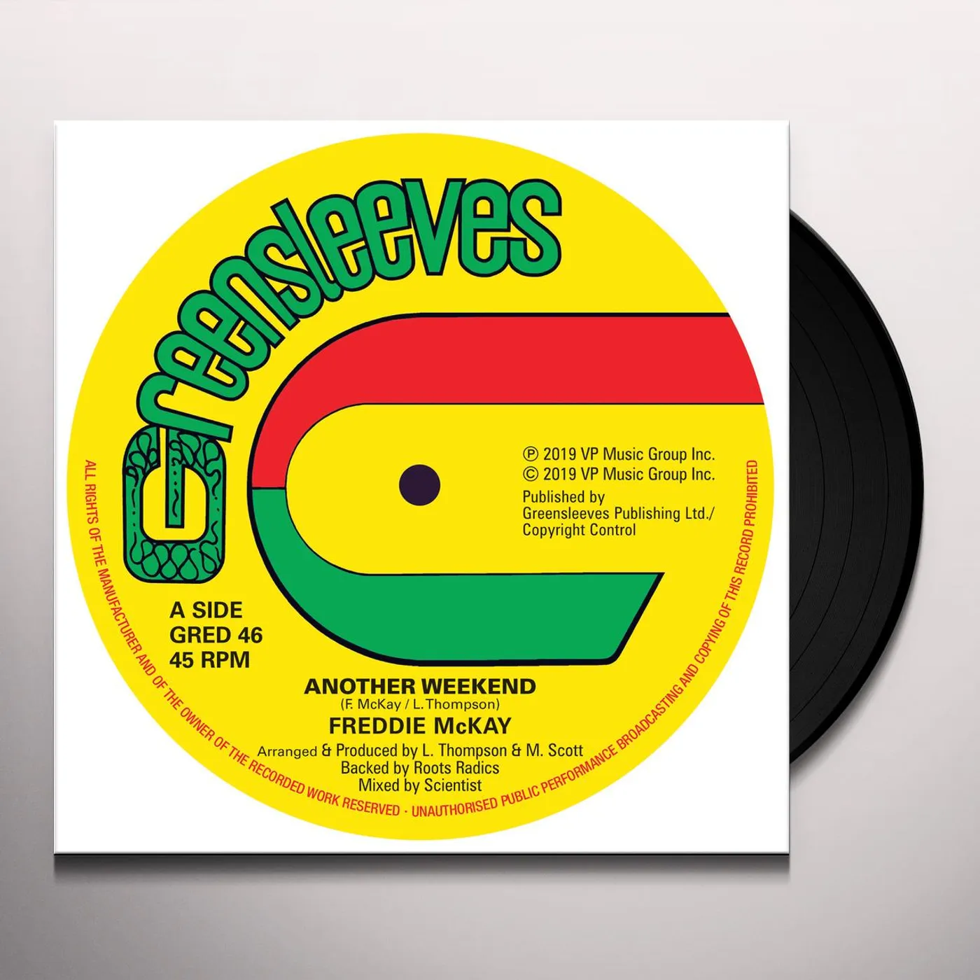 Freddie McKay Another Weekend Vinyl Record