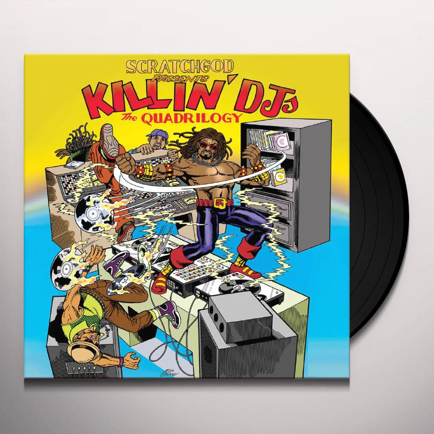 Ruckazoid SCRATCHGOD PRESENTS: KILLIN' DJ'S: THE QUADRILOGY Vinyl Record