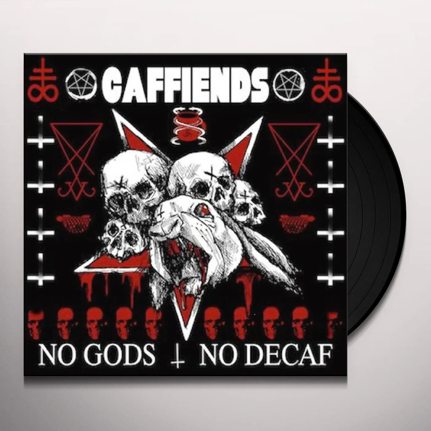 Caffiends No Gods No Decaf Vinyl Record