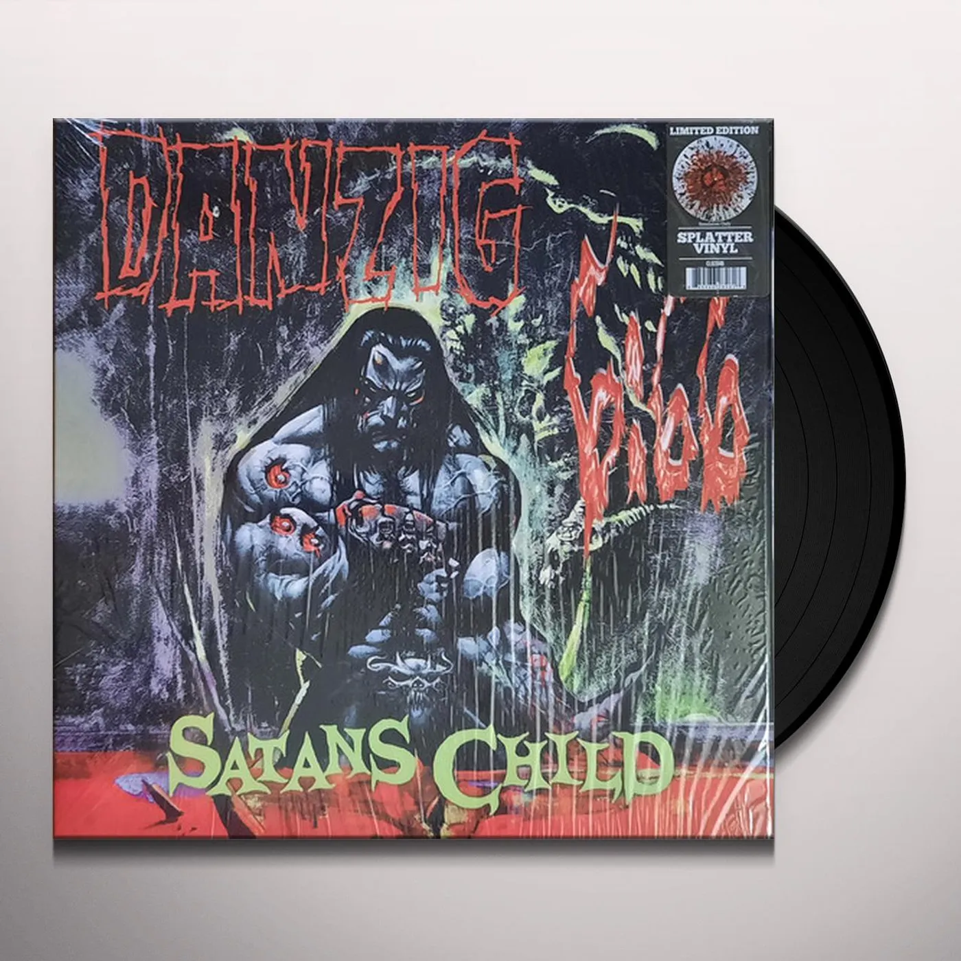 Danzig 6:66: SATAN'S CHILD (RED & BLACK SPLATTER) Vinyl Record