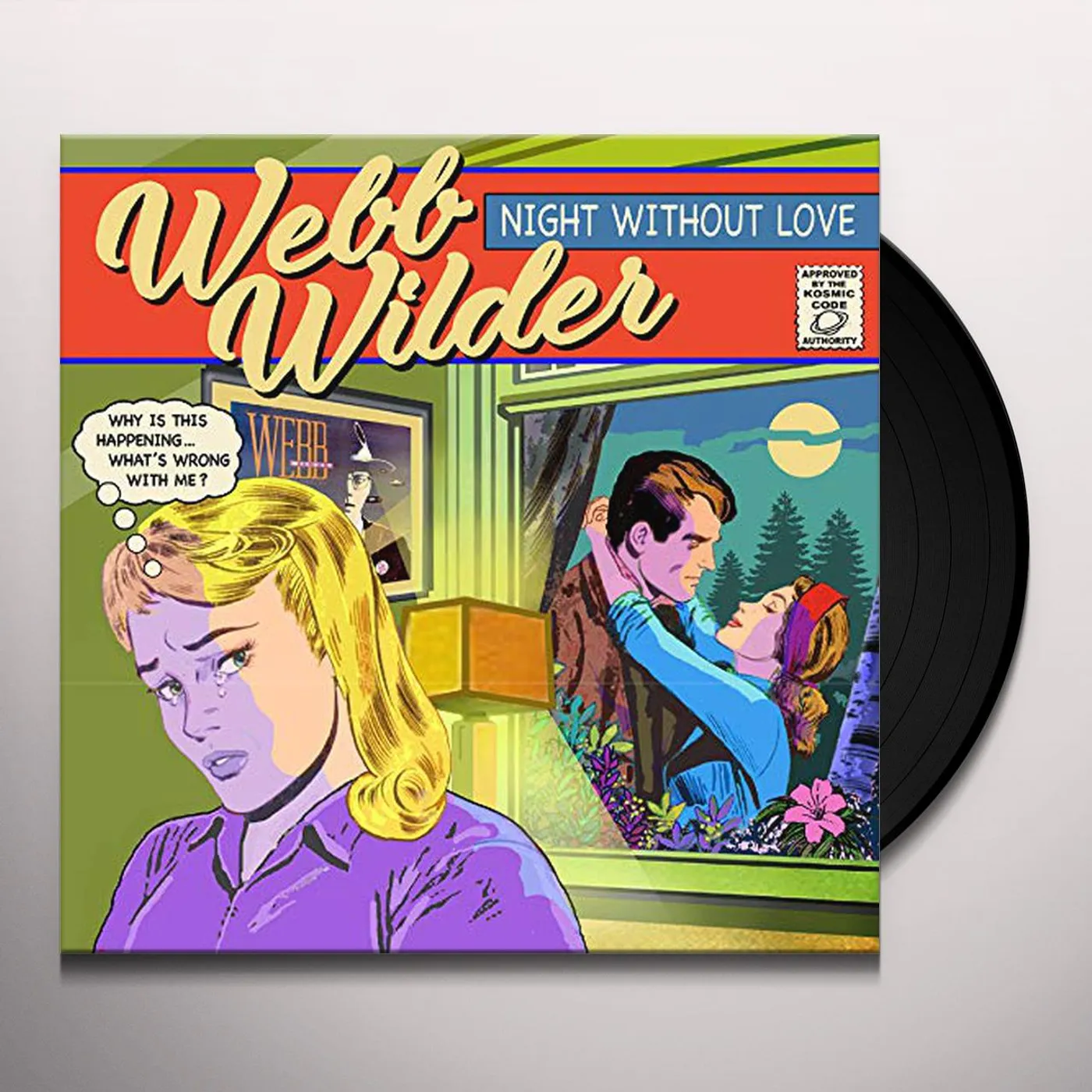 Webb Wilder Night Without Love Vinyl Record