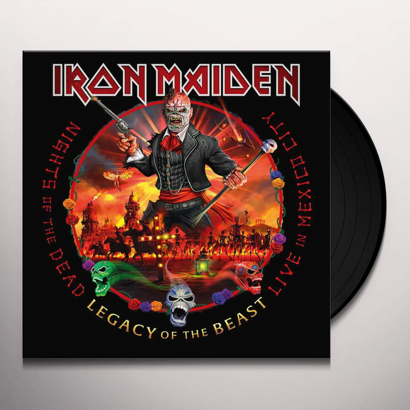Iron Maiden NIGHT OF THE DEAD LEGACY OF THE BEAST: LIVE IN Vinyl Record