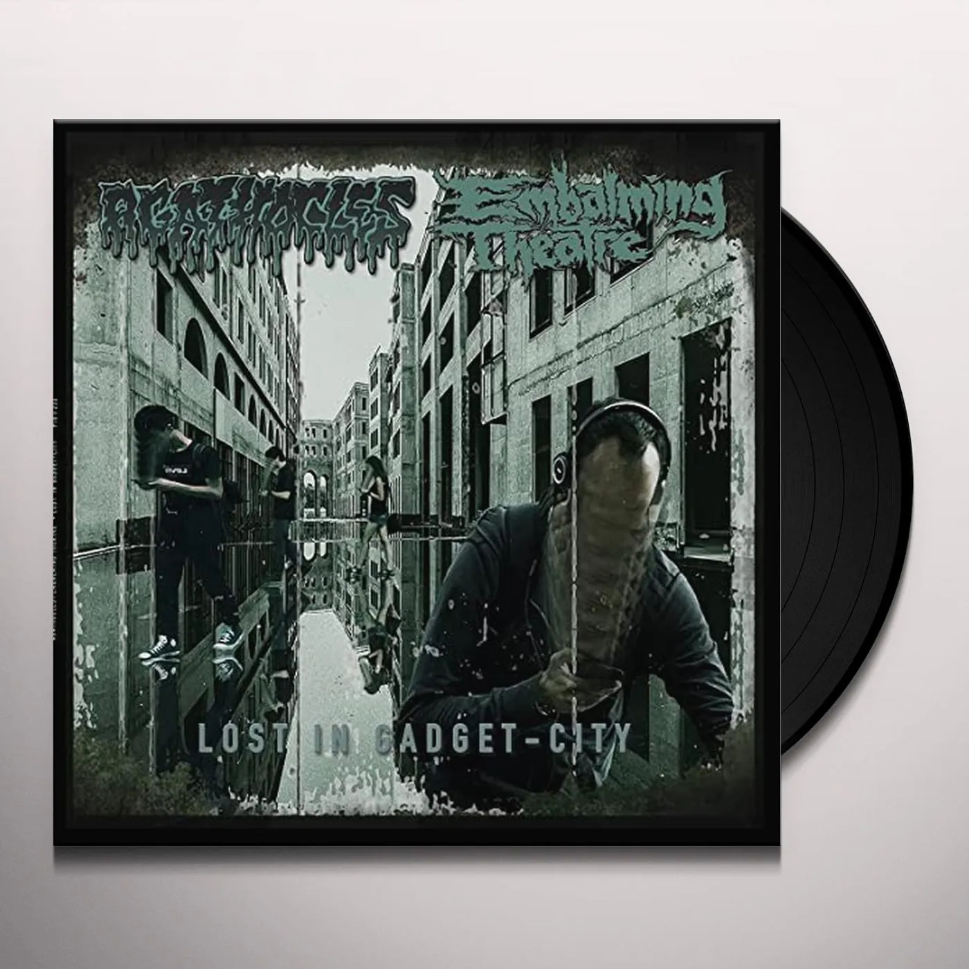 Agathocles / Embalming Theatre LOST IN GADGET-CITY (SPLIT LP) Vinyl Record