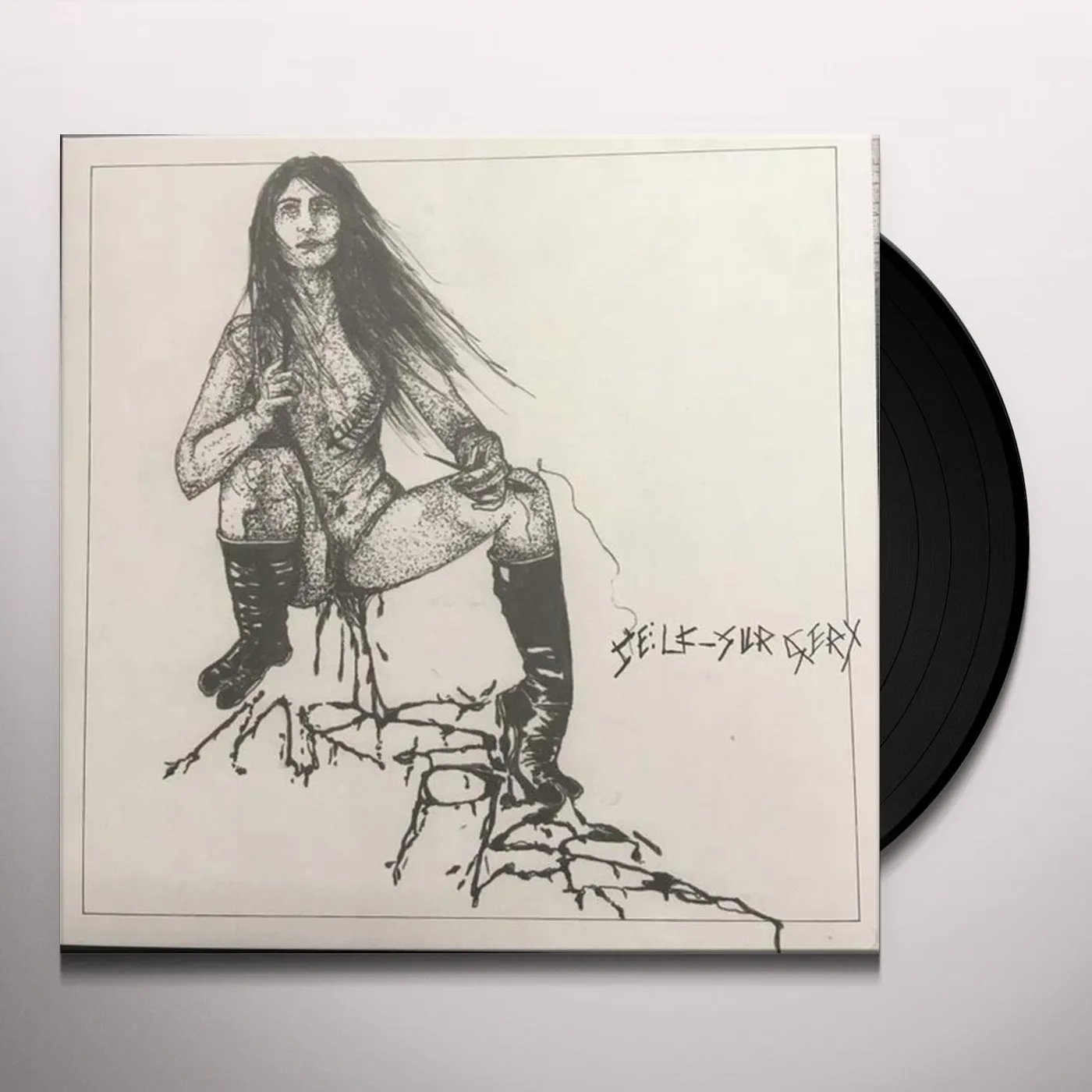 Mrs. Piss SELF-SURGERY (LOGO ETCHING B-SIDE/DL CARD) Vinyl Record