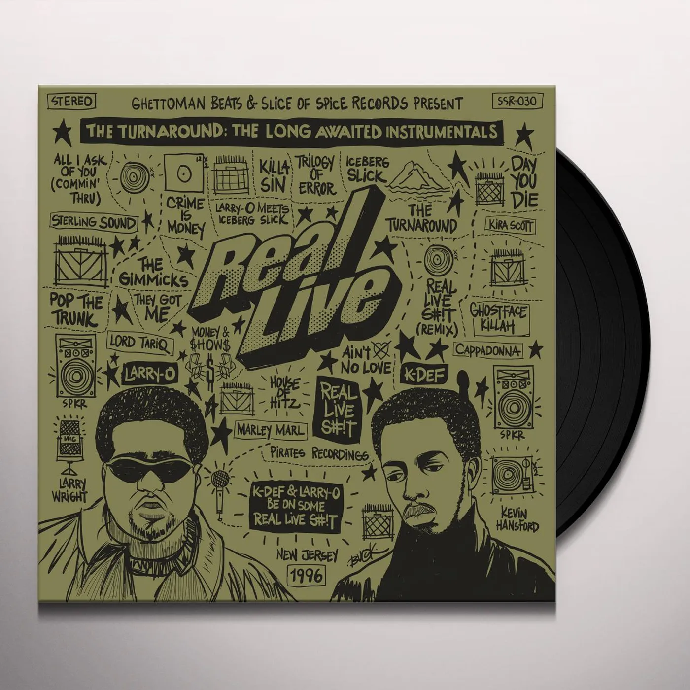 Real Live TURNAROUND: LONG AWAITED INSTRUMENTALS Vinyl Record