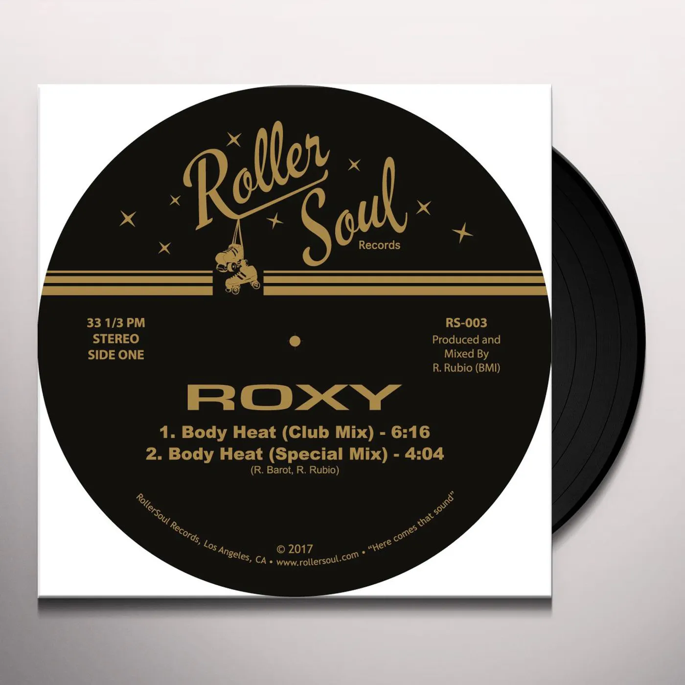Roxy BODY HEAT / MIDNIGHT LOVER Vinyl Record