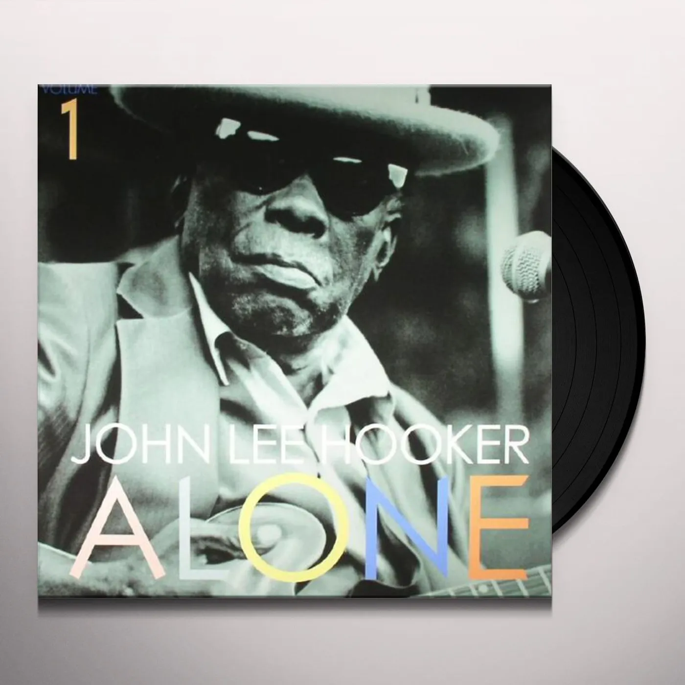 John Lee Hooker ALONE 1 Vinyl Record