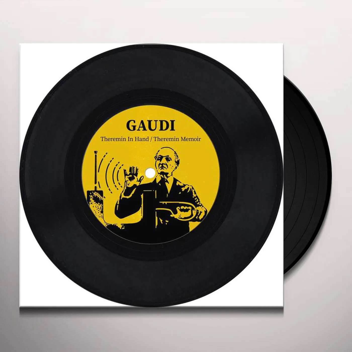 Gaudi Theremin in Hand Vinyl Record