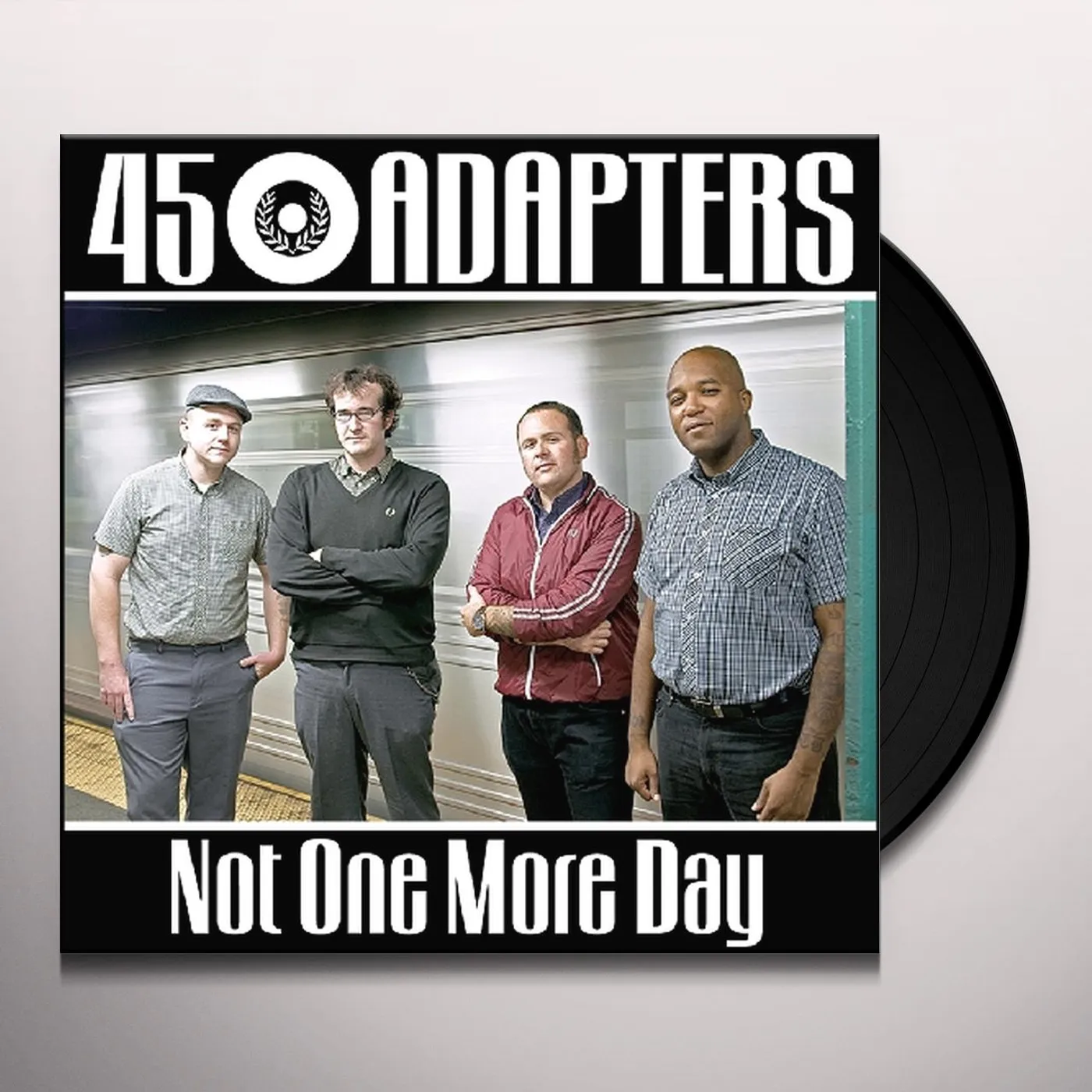 45 Adapters NOT ONE MORE DAY Vinyl Record
