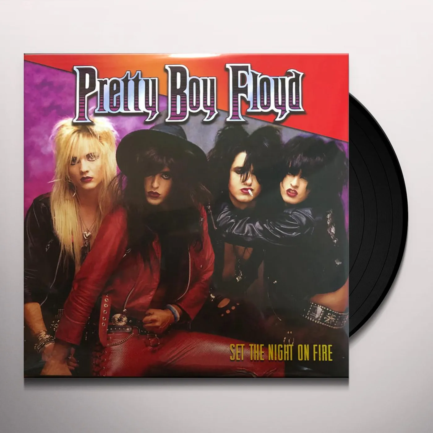 Pretty Boy Floyd SET THE NIGHT ON FIRE Vinyl Record