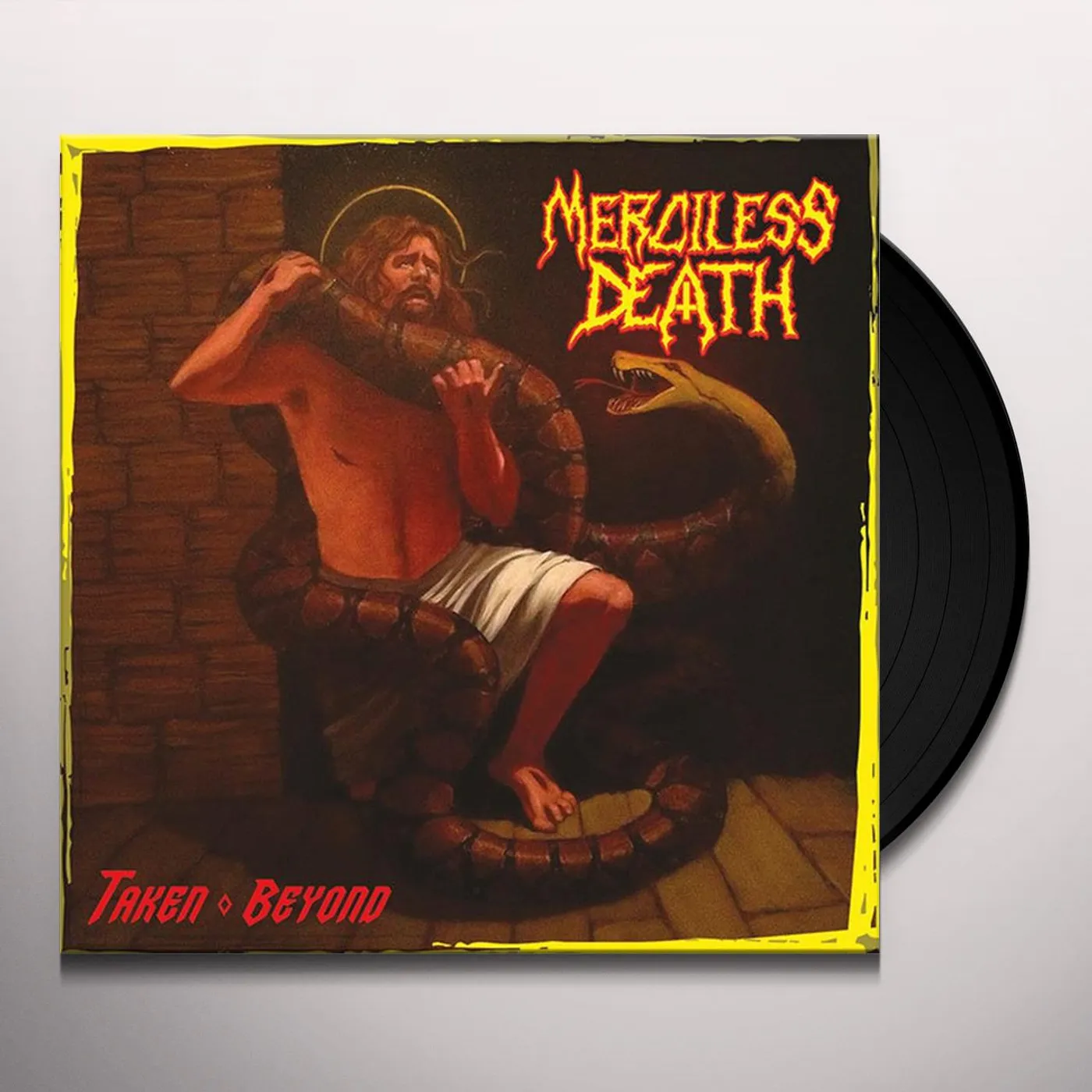Merciless Death TAKEN BEYOND (YELLOW VINYL/LIMITED) Vinyl Record