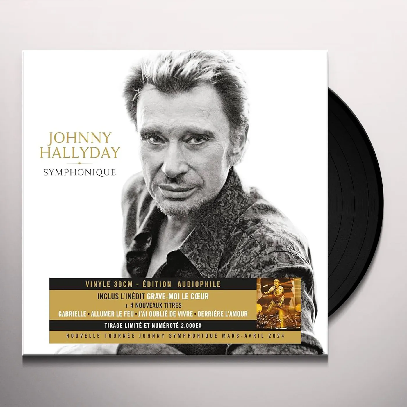 Johnny Hallyday SYMPHONIQUE Vinyl Record