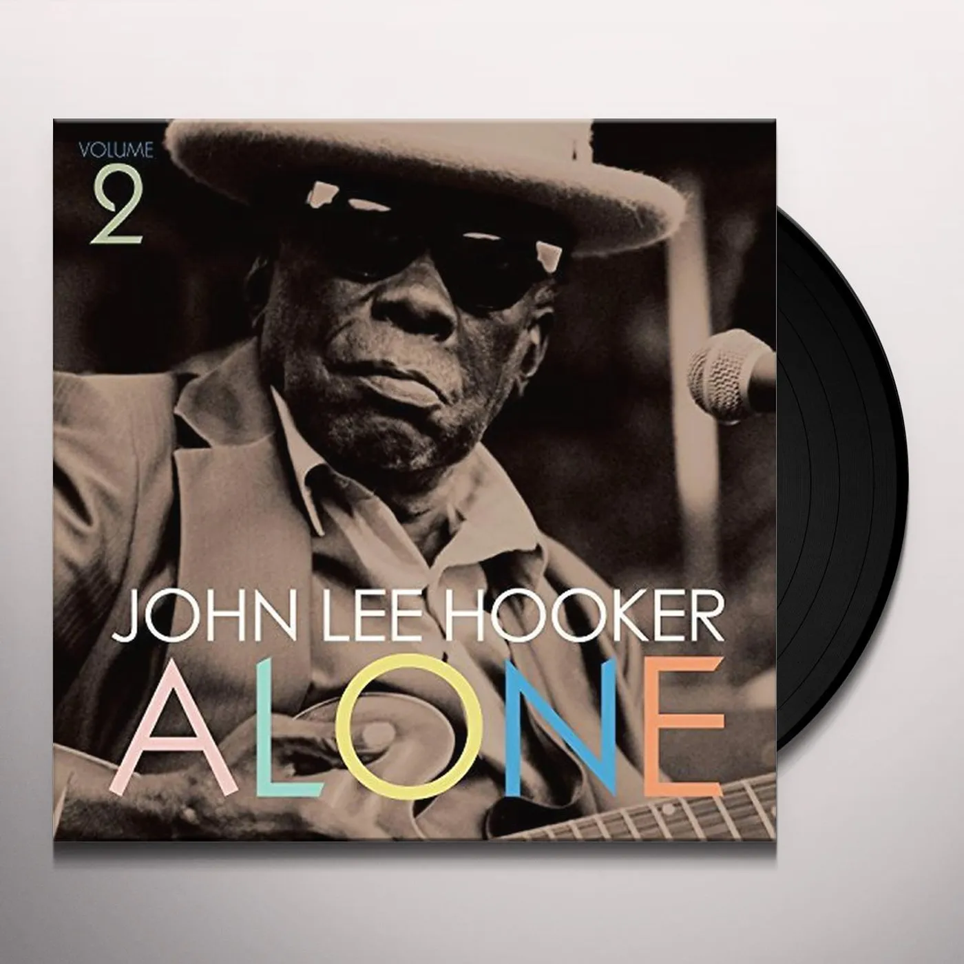 John Lee Hooker ALONE 2 Vinyl Record