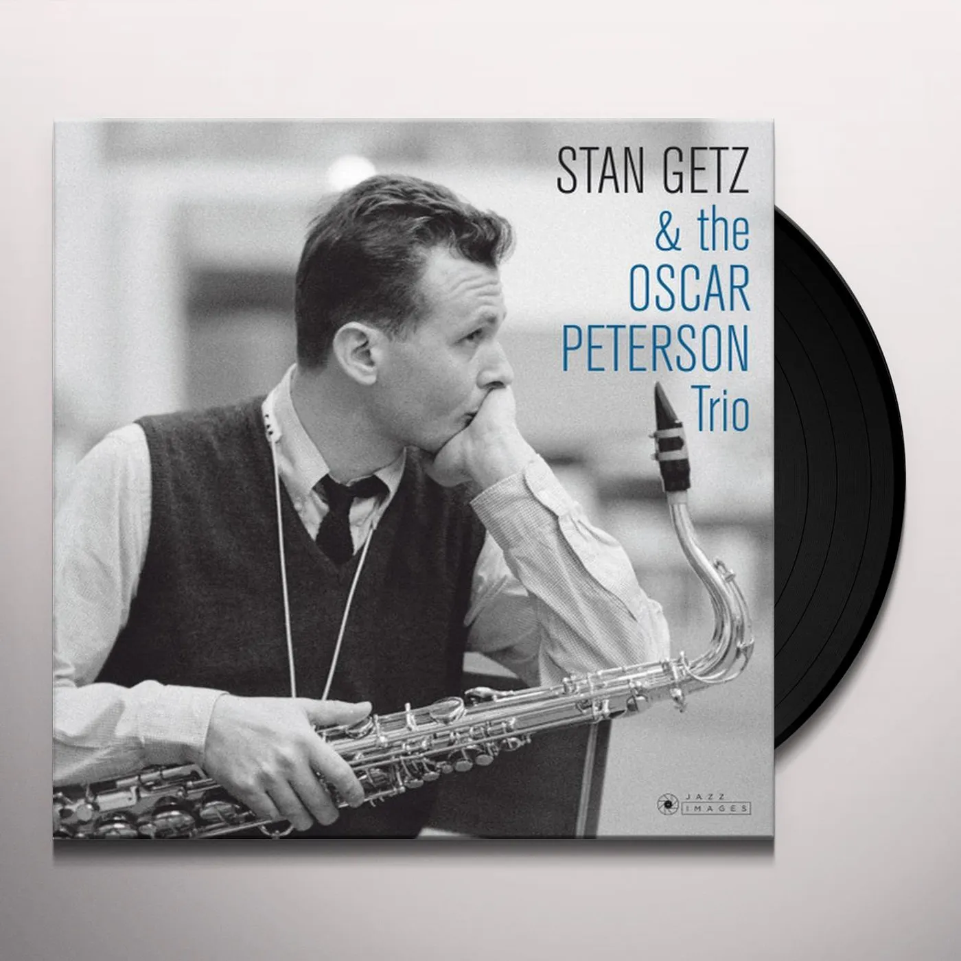 Stan Getz & OSCAR PETERSON TRIO (COVER PHOTO JEAN-PIERRE) Vinyl Record