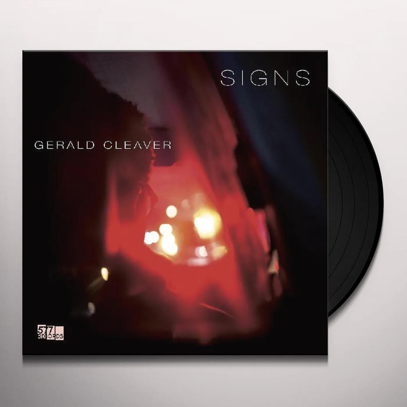 Gerald Cleaver Signs Vinyl Record