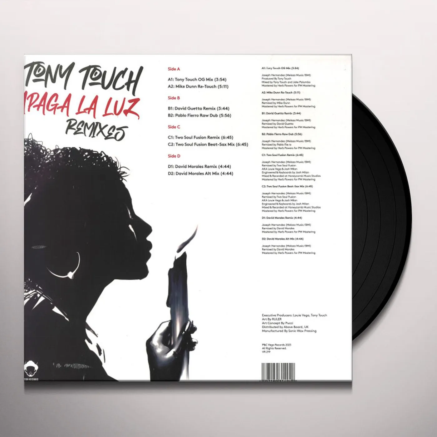 Tony Touch APAGA LA LUZ (REMIXES) Vinyl Record