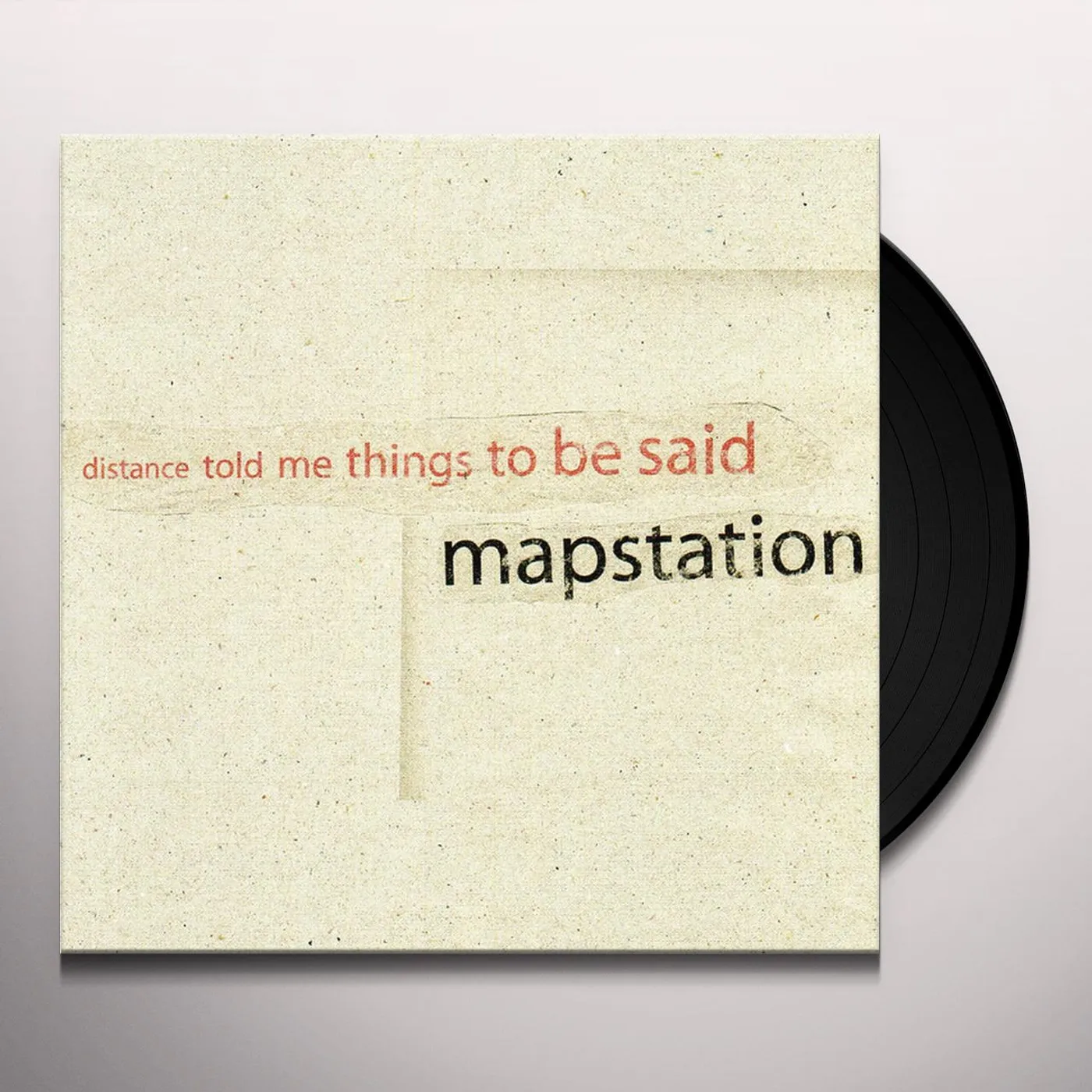 Mapstation DISTANCE TOLD ME THING TO BE SAID Vinyl Record