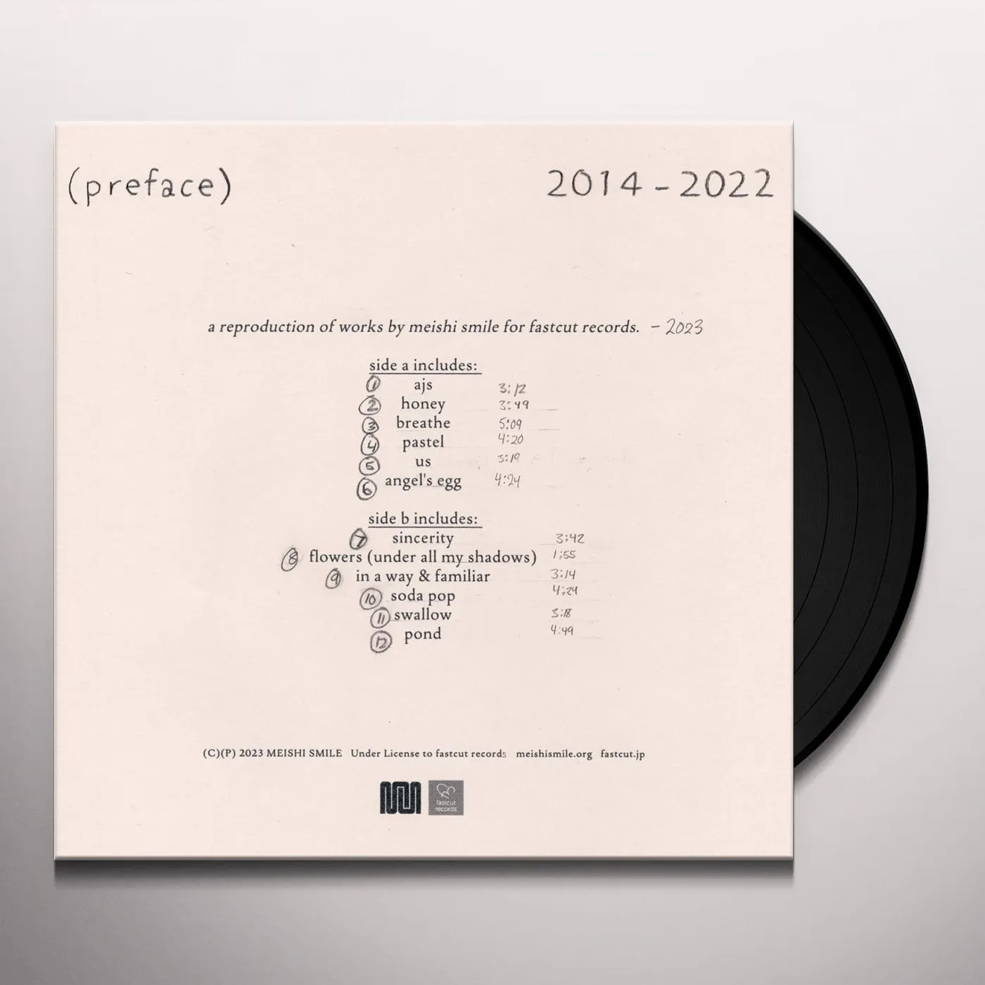 Meishi Smile (Preface) 2014 - 2022 Vinyl Record